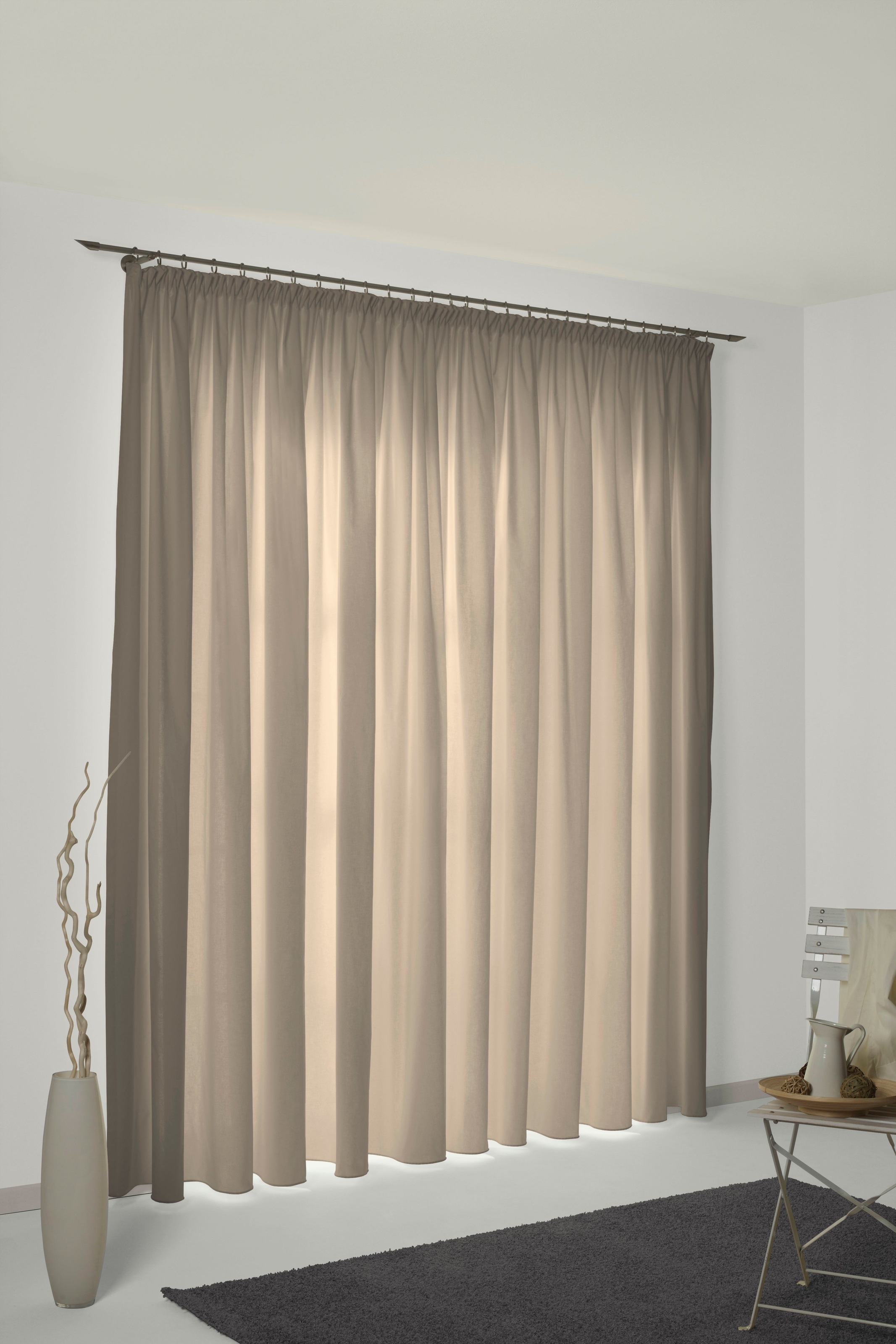 Wirth Vorhang »Umea« Smokband 1 Stk. tlg.