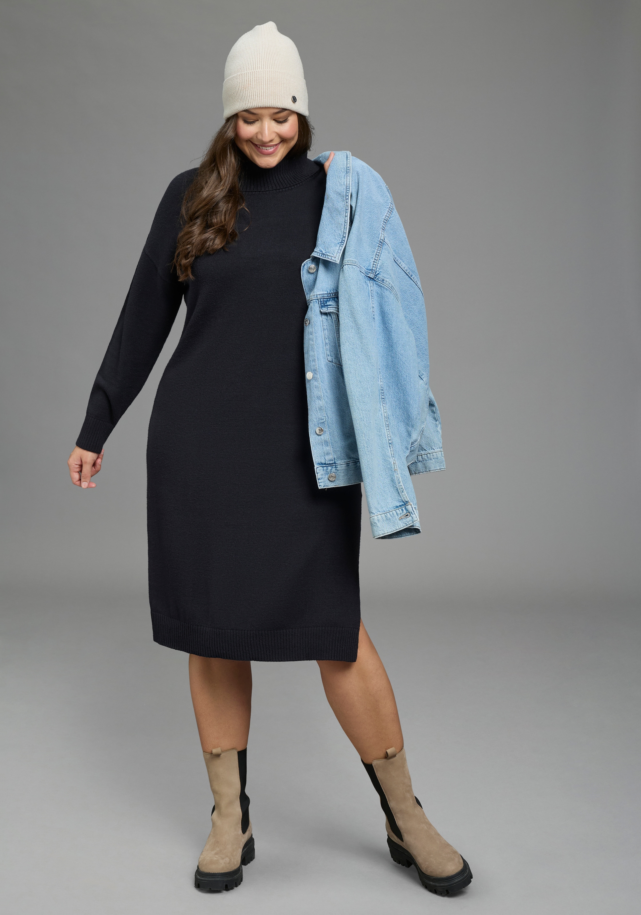 Laura Scott CURVE Strickkleid »Grosse Grössen« auch in grossen Grössen