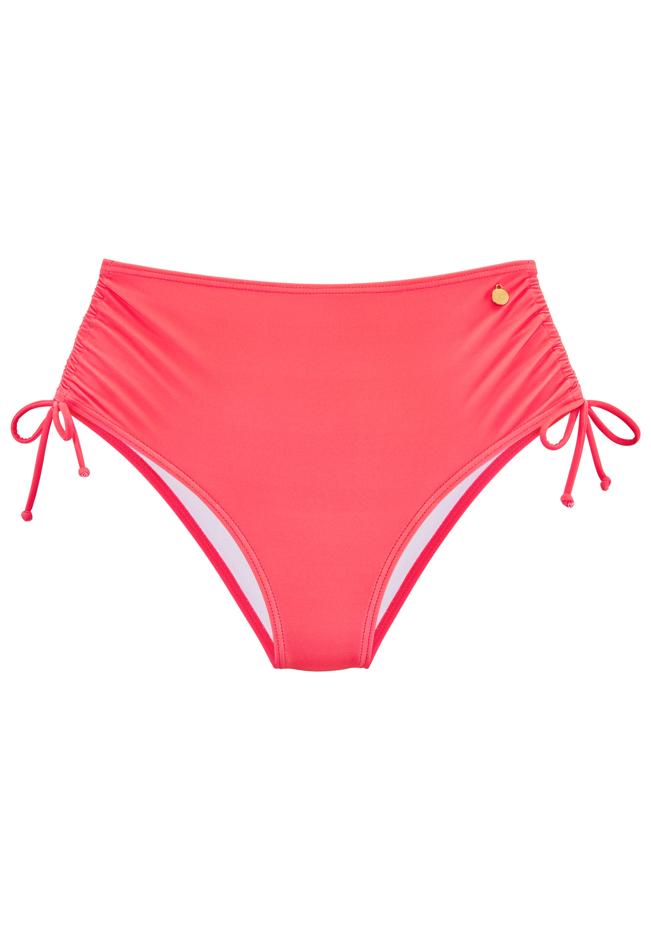 Image of LASCANA Highwaist-Bikini-Hose "Ronda" Miedereinsatz für festen Sitz, Shaping-Effekt