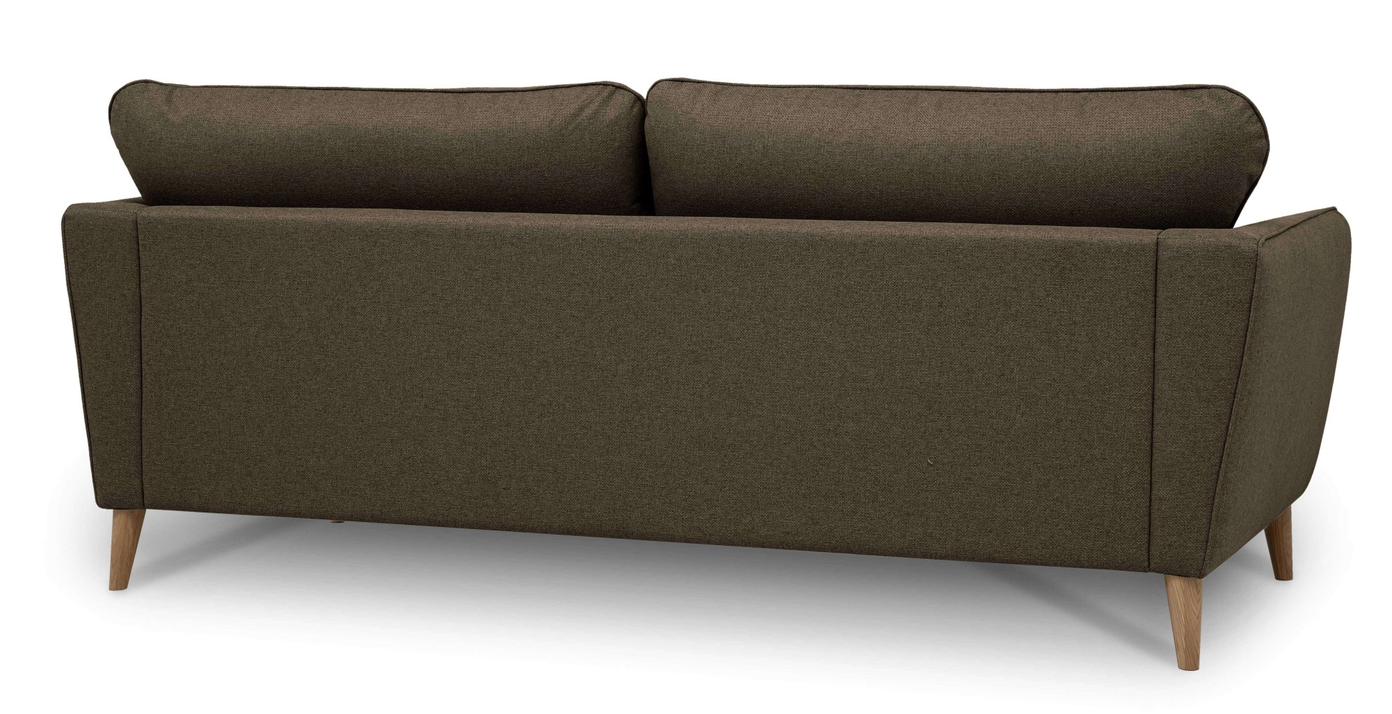 Home affaire 3-Sitzer »MARSEILLE 3er Sofa 206 cm, Cord, Flachgewebe, Struktur, Webstoff«, Massivholzbeine Eiche, Landhausstil, Wellenunterfederung