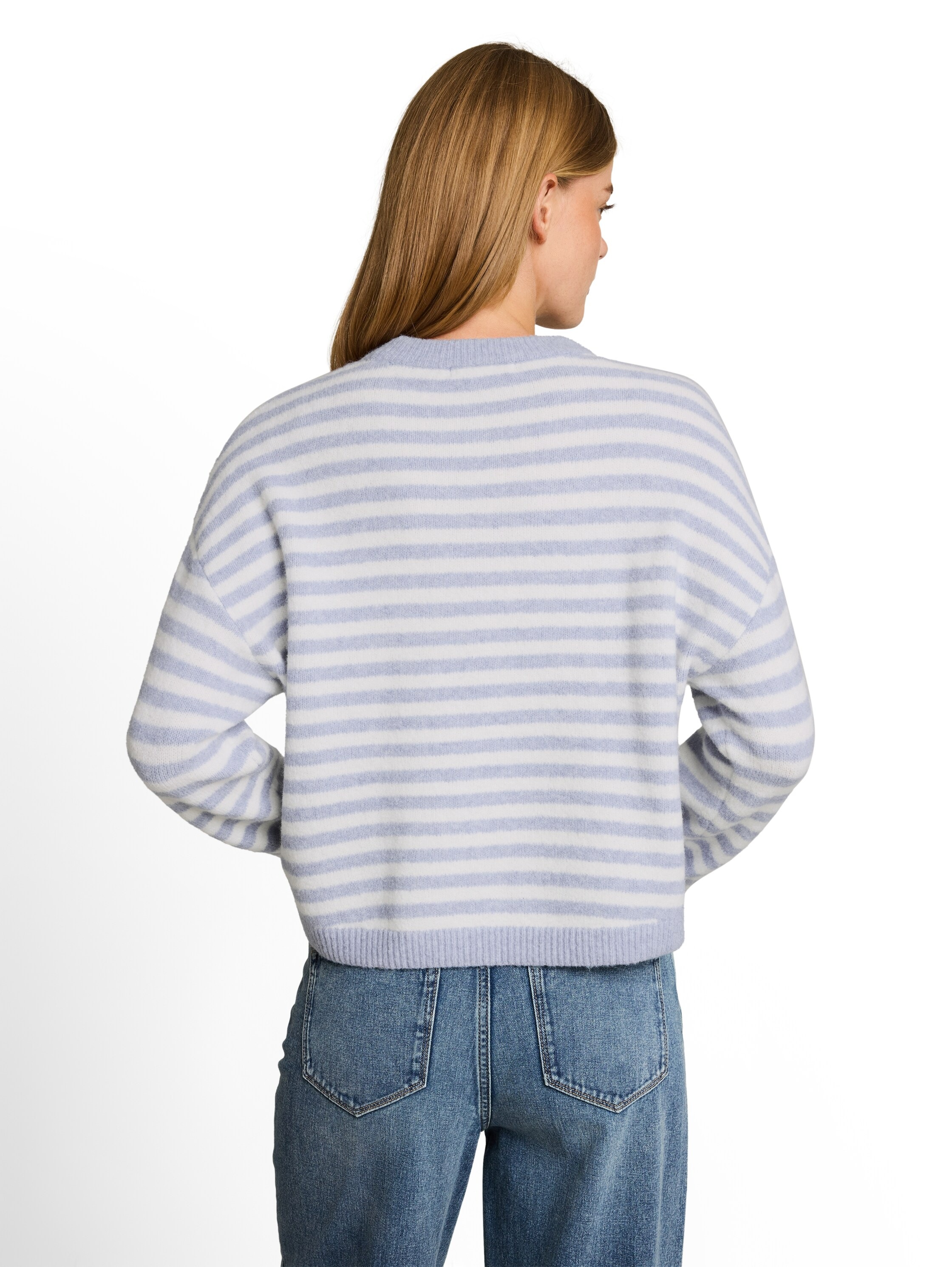 TOM TAILOR Denim V-Ausschnitt-Pullover