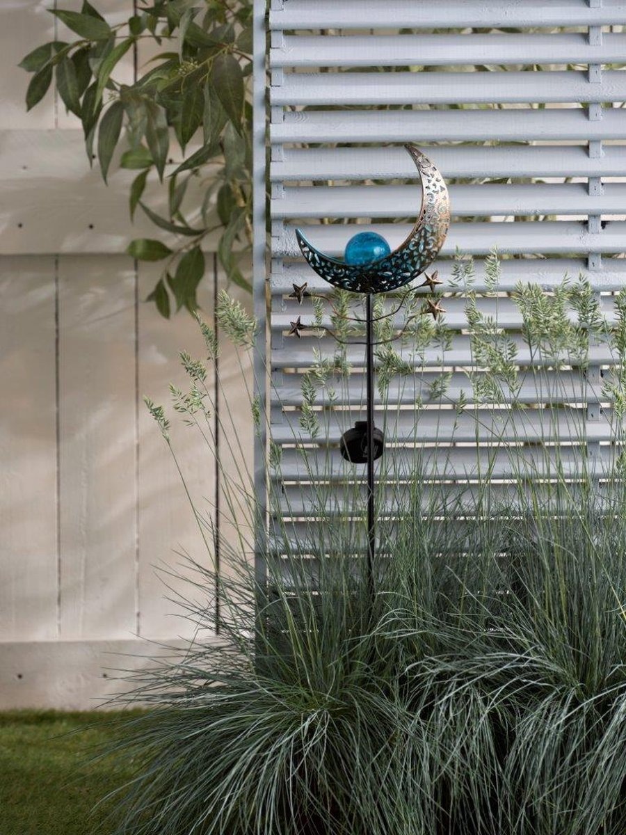 LUXFORM Lampe de jardin »Solar-Erdspiess-Gartenlampe - Mandala - 2 Stück« Module LED 2 cuis ornement décoratif de jardin