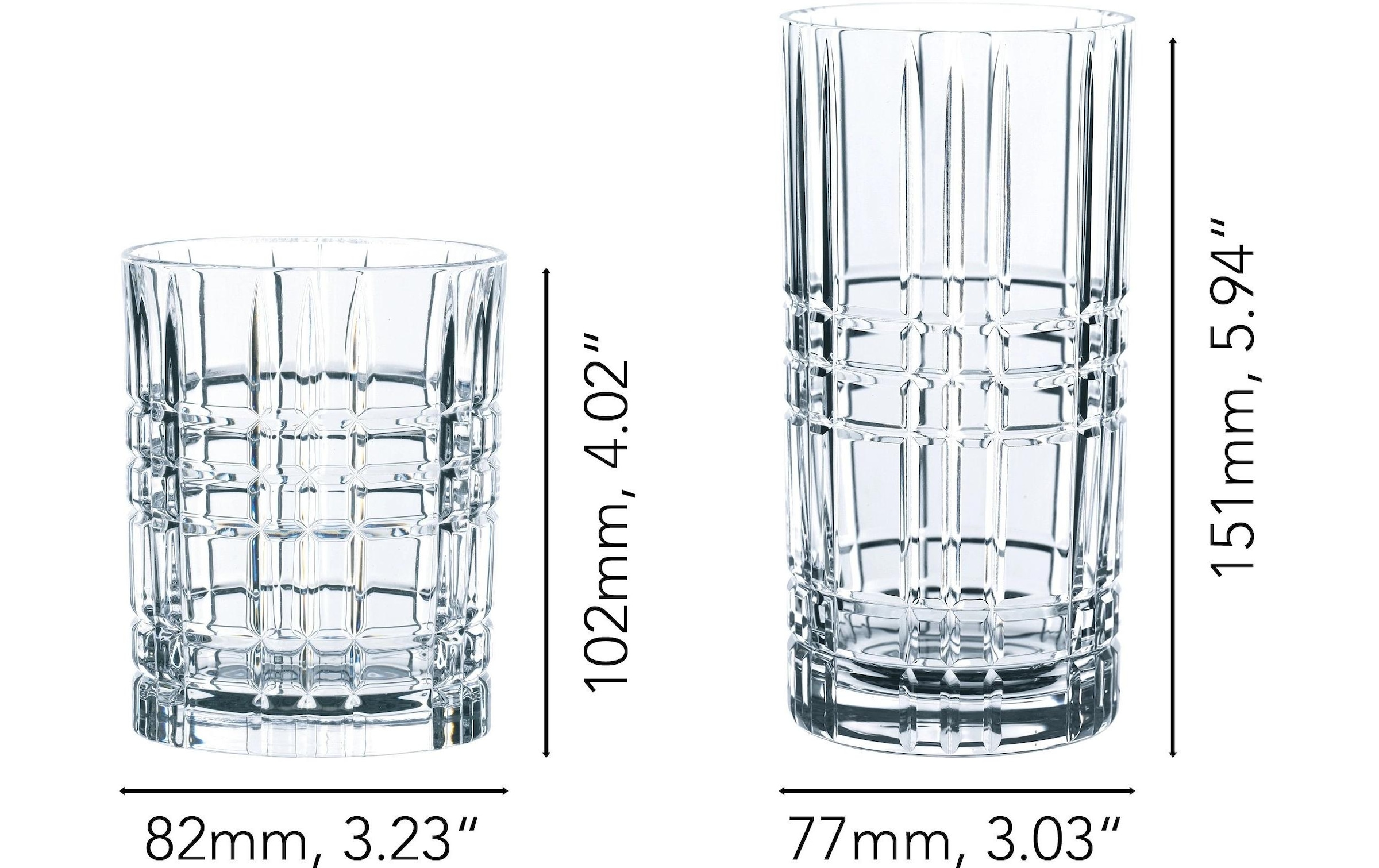 Nachtmann Longdrinkglas »Highland Square« Made in Germany, 12-teilig