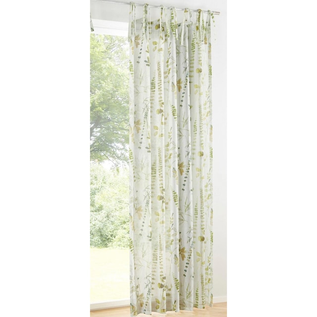 Kutti Vorhang »Jungle Schal«, (1 St.), Gardine, halbtransparent, bedruckt,  Polyester kaufen