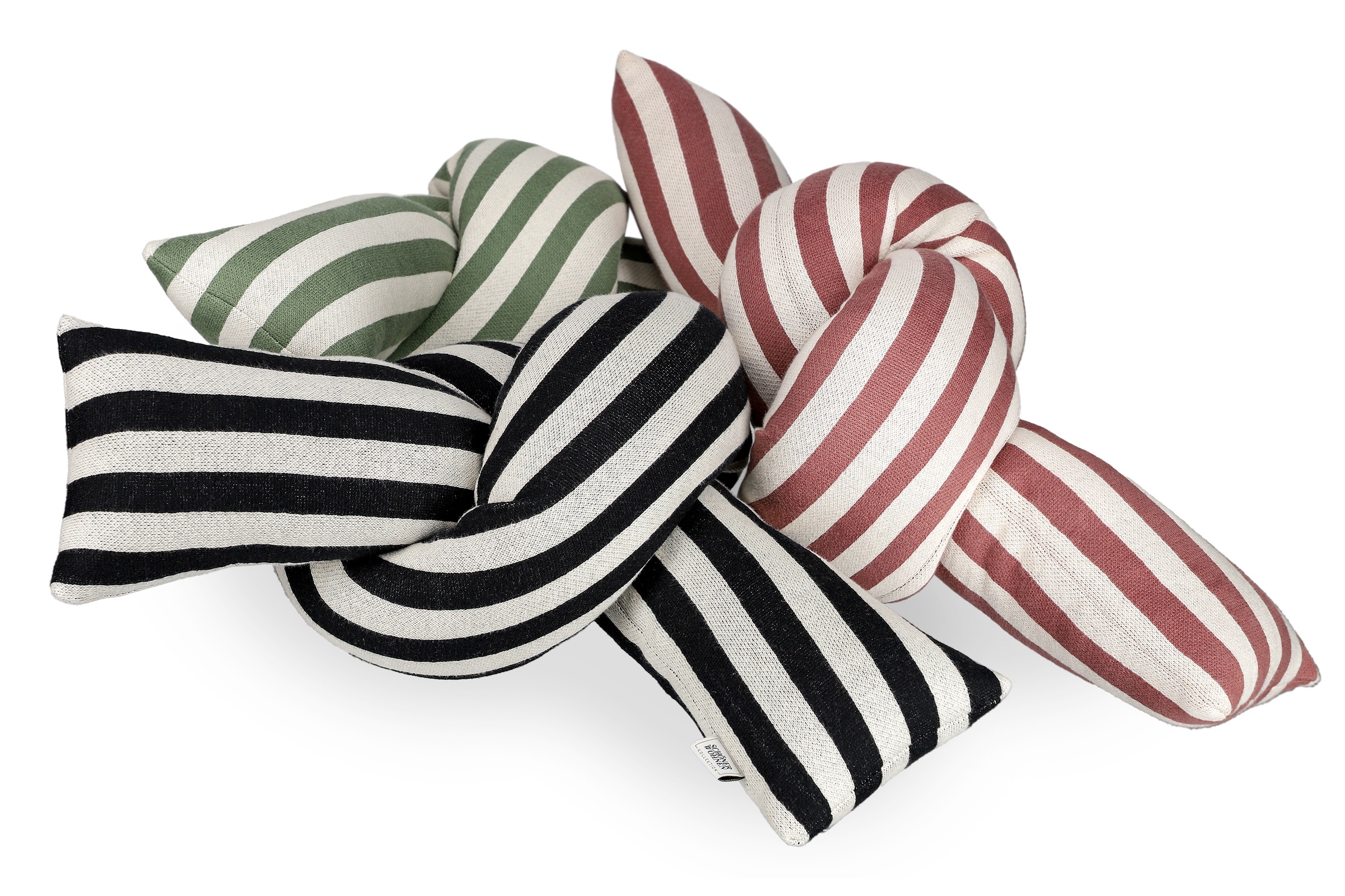 SCHÖNER WOHNEN-Kollektion Coussin décoratif »Jolly« Coussin noué en maille fine bicolore