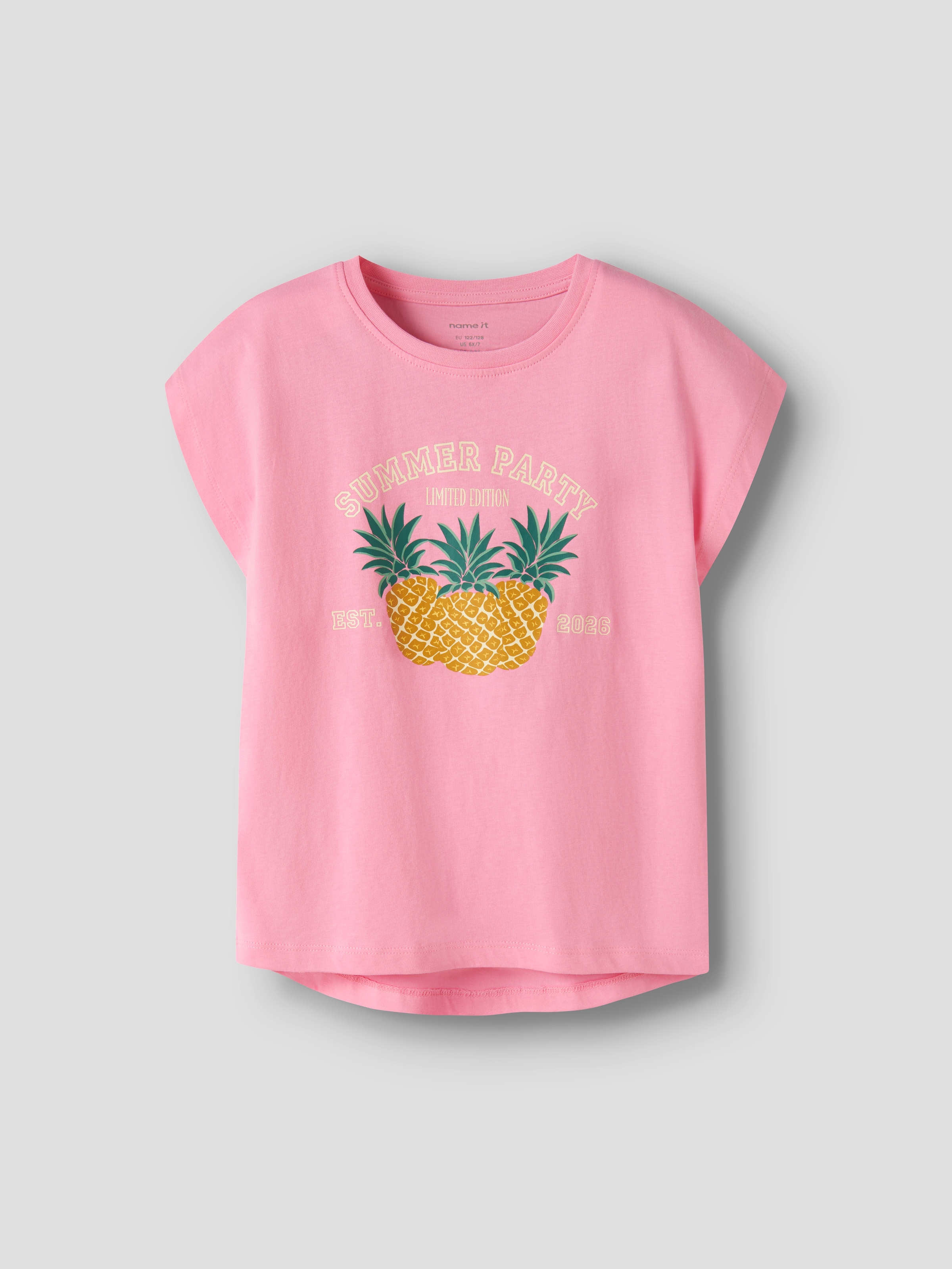Name It T-shirt »NKFVIGEA 2P CAPSL TOP J« Paquet, 2 coton, coupe régulière