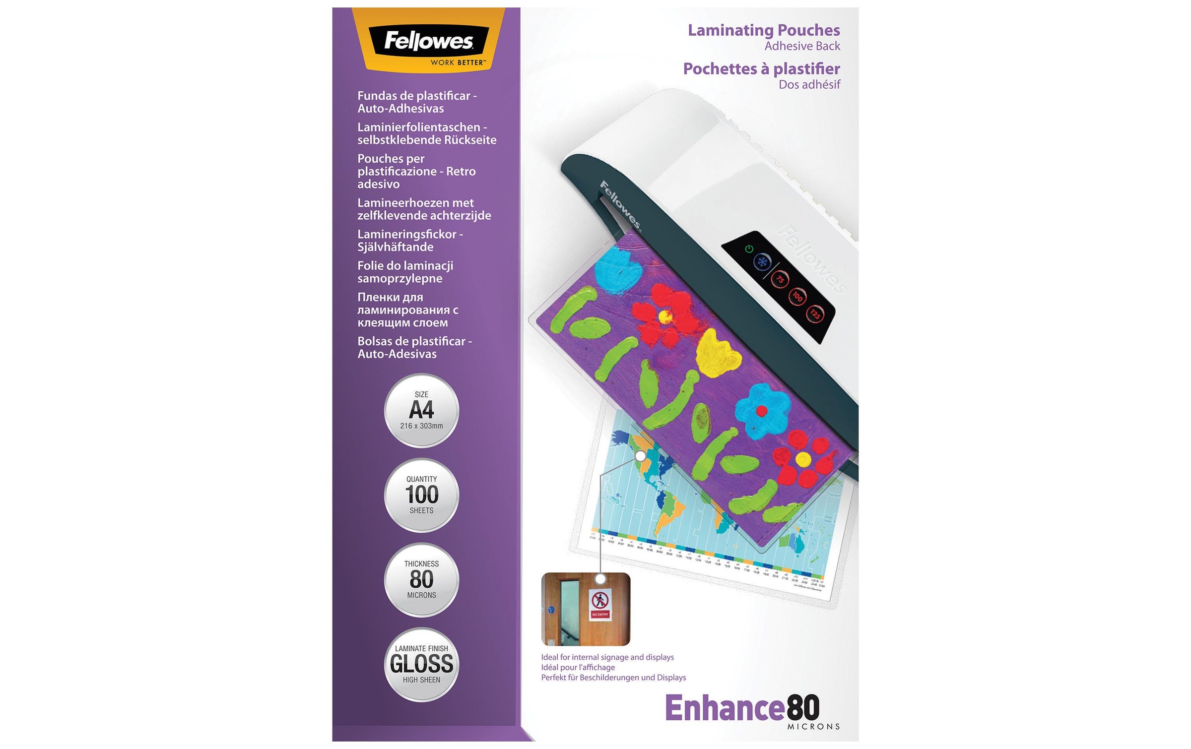 Image of FELLOWES Schutzfolie, (100 St.) bei Ackermann Versand Schweiz