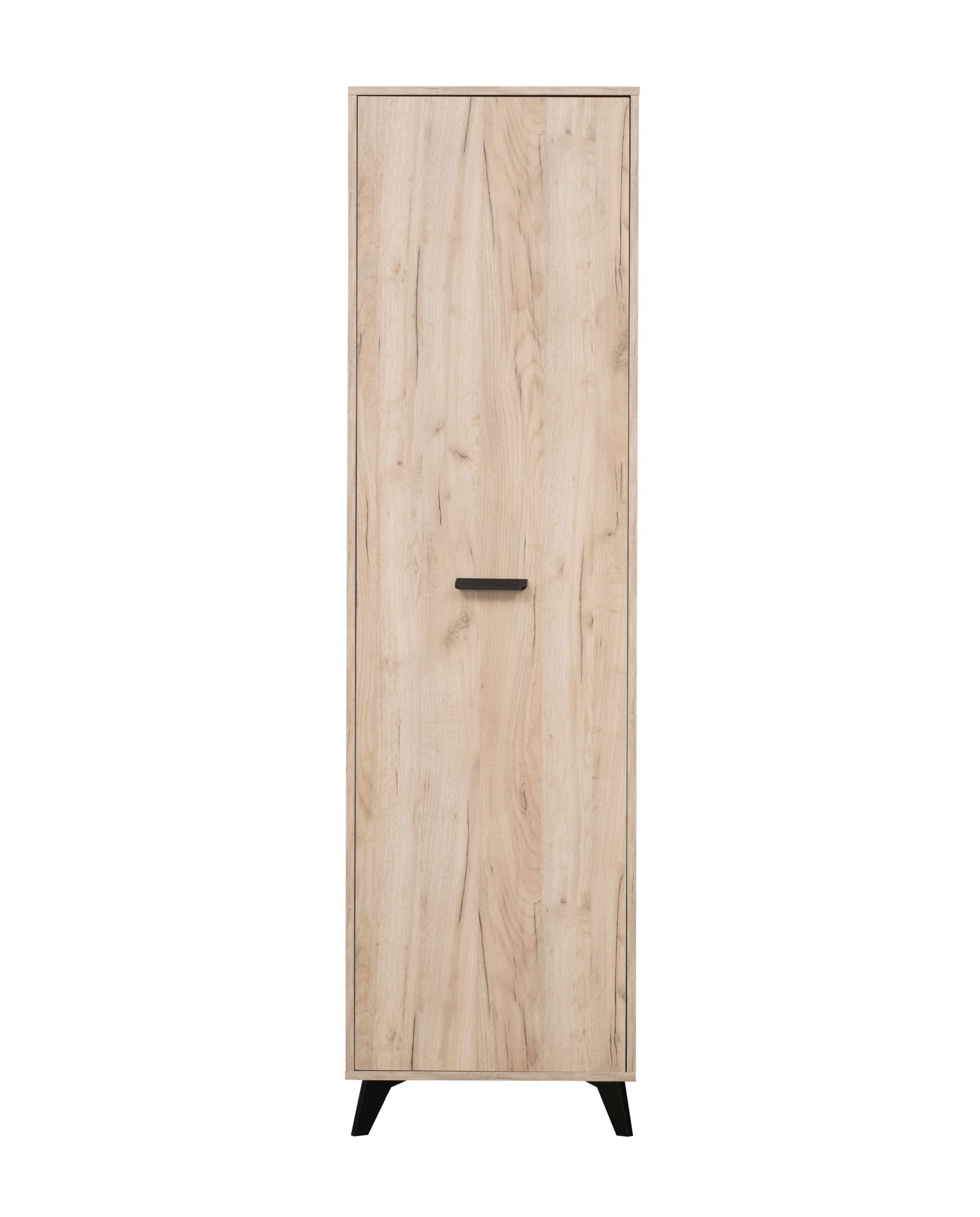 INOSIGN Garderobenschrank »Umbria, Kleiderschrank, Stauraumschrank, Flurschrank, Höhe 192 cm«, in Grau Eiche, mit einer Kleiderstange, mit schwarzen Beinen