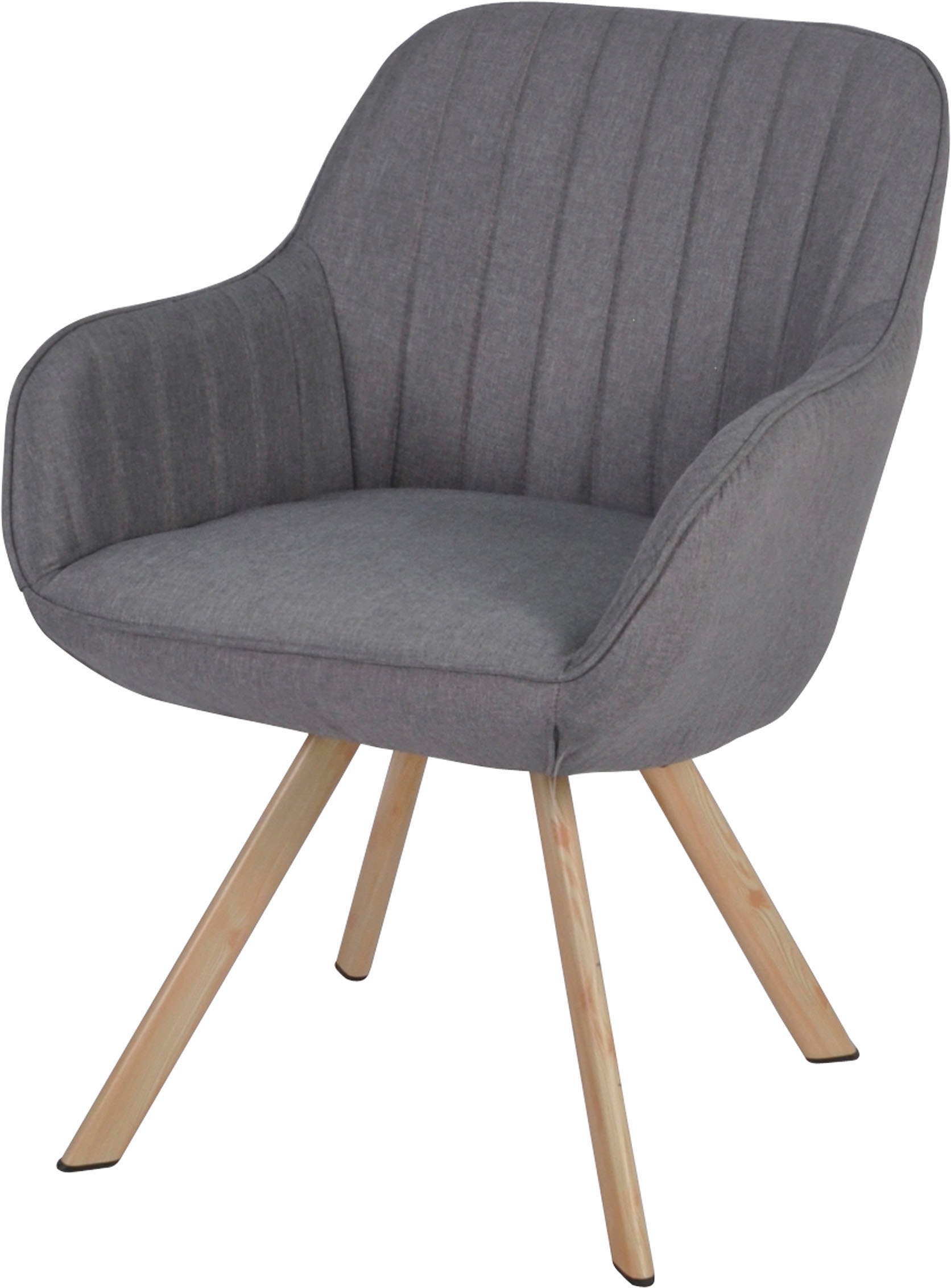 Homexperts Esszimmerstuhl »Carlo«, (Set), 2 St., Webstoff, Drehstuhl, Bezug in Webstoff