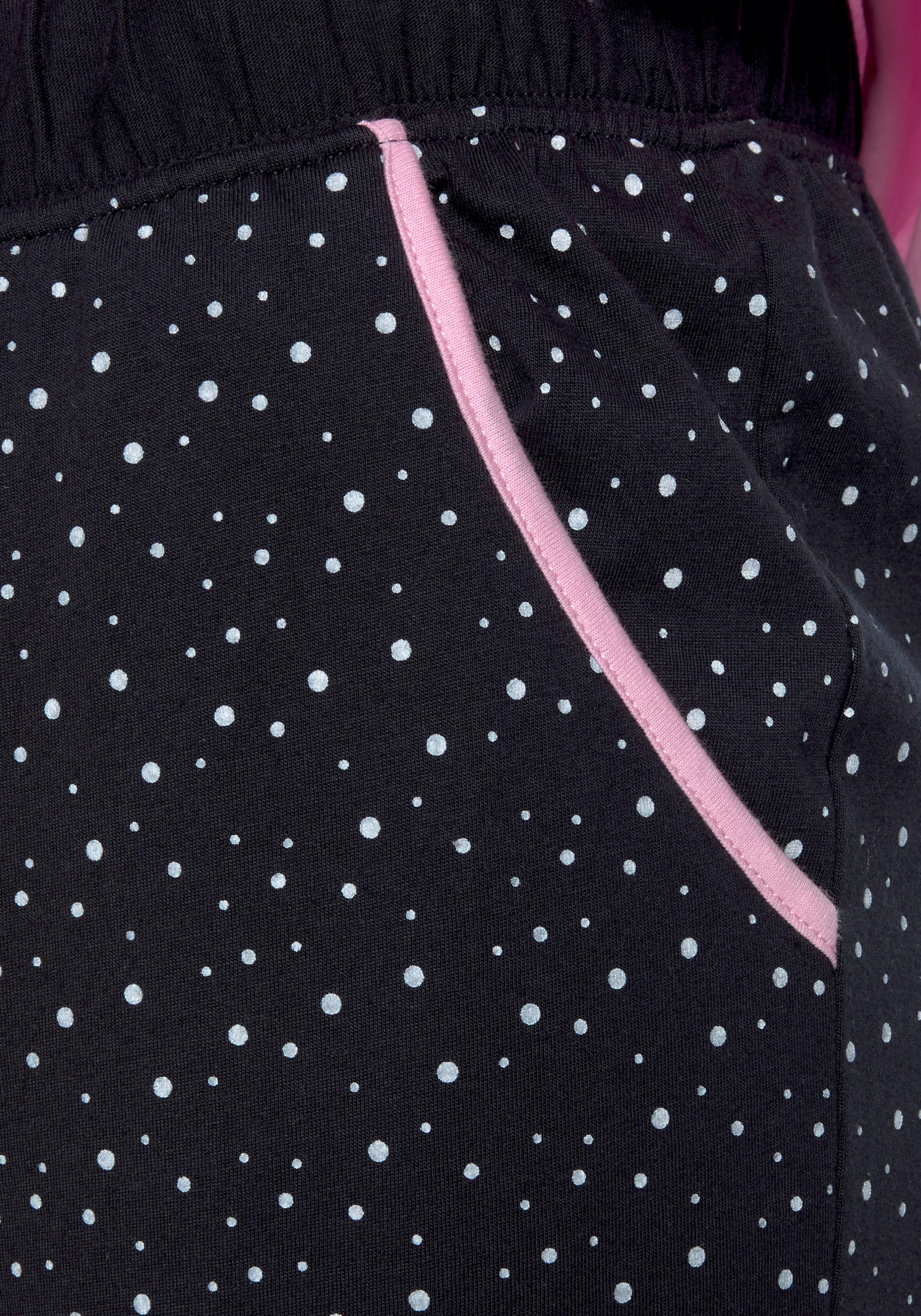NICI Pyjama, (2 tlg., 1 Stück), mit Einhorn-Print und gepunkteter  Schlafhose versandkostenfrei auf