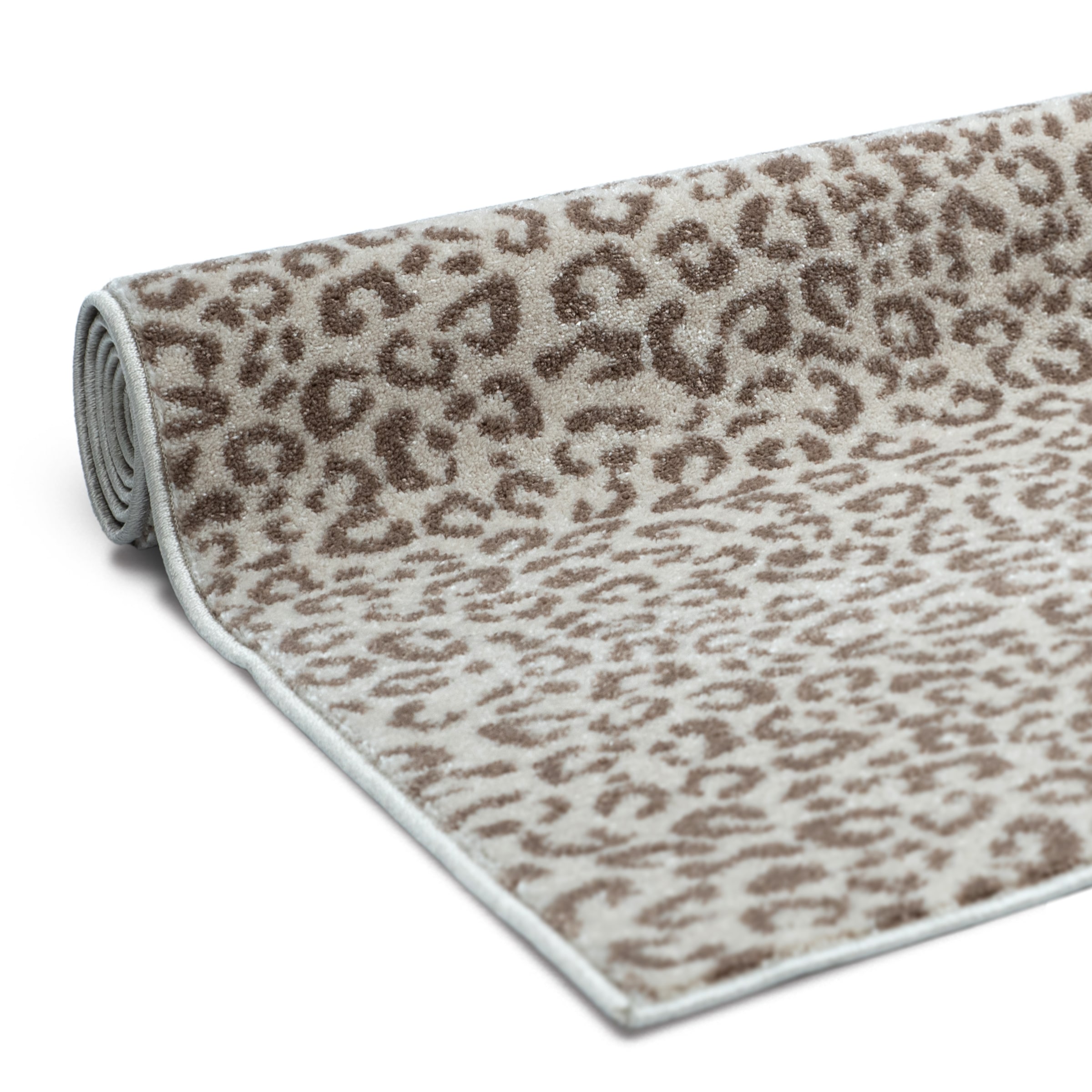 GOODproduct Tapis »Fynna, Leoparden-Muster, Animal Print, modern« Rectangulaire 9 mm Höhe Léopard, peluche très douce, salon, chambre, salle à manger