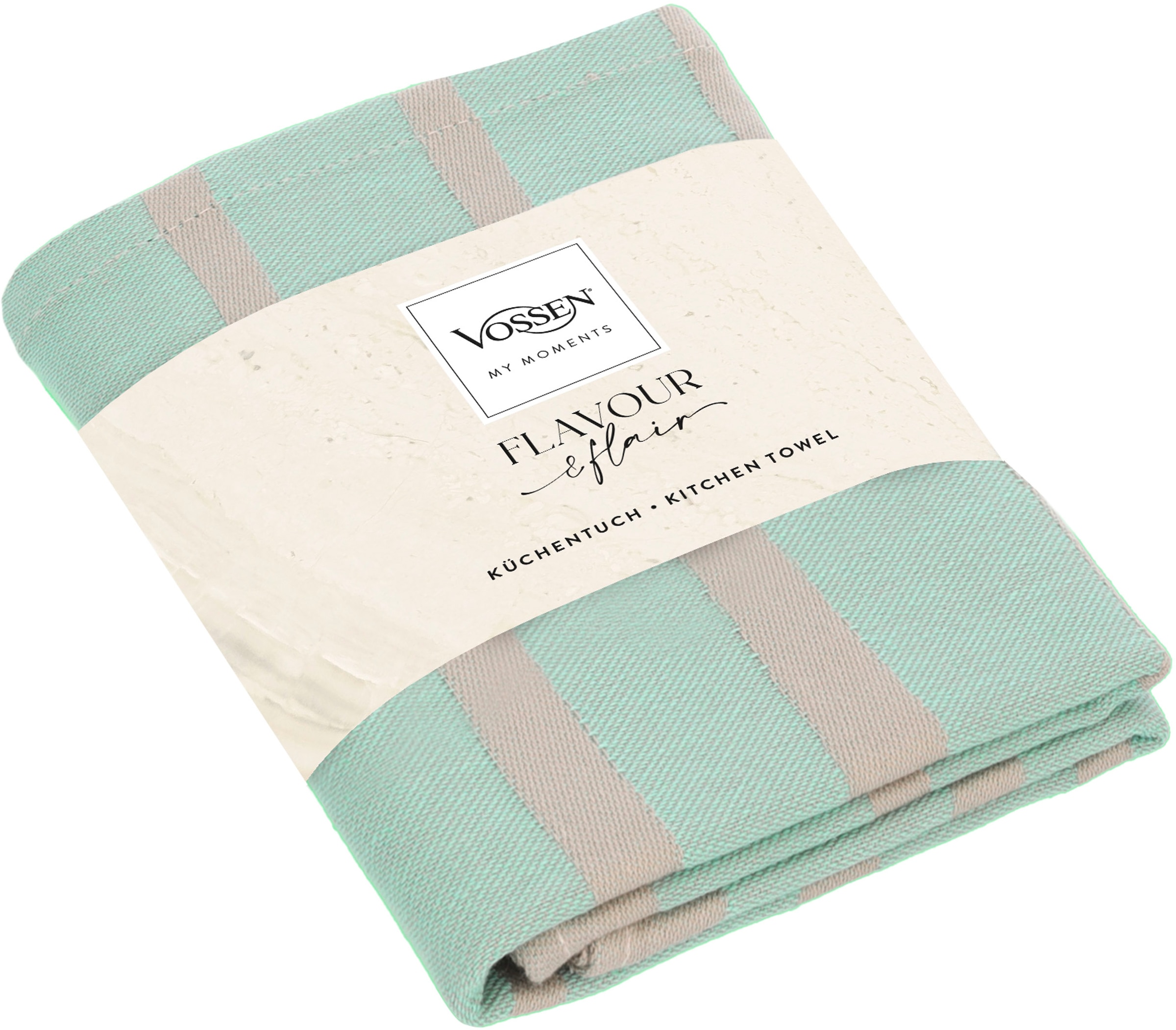 Vossen Chiffon à vaisselle »KÜT Scandi Lines« qualité résistante et très absorbante