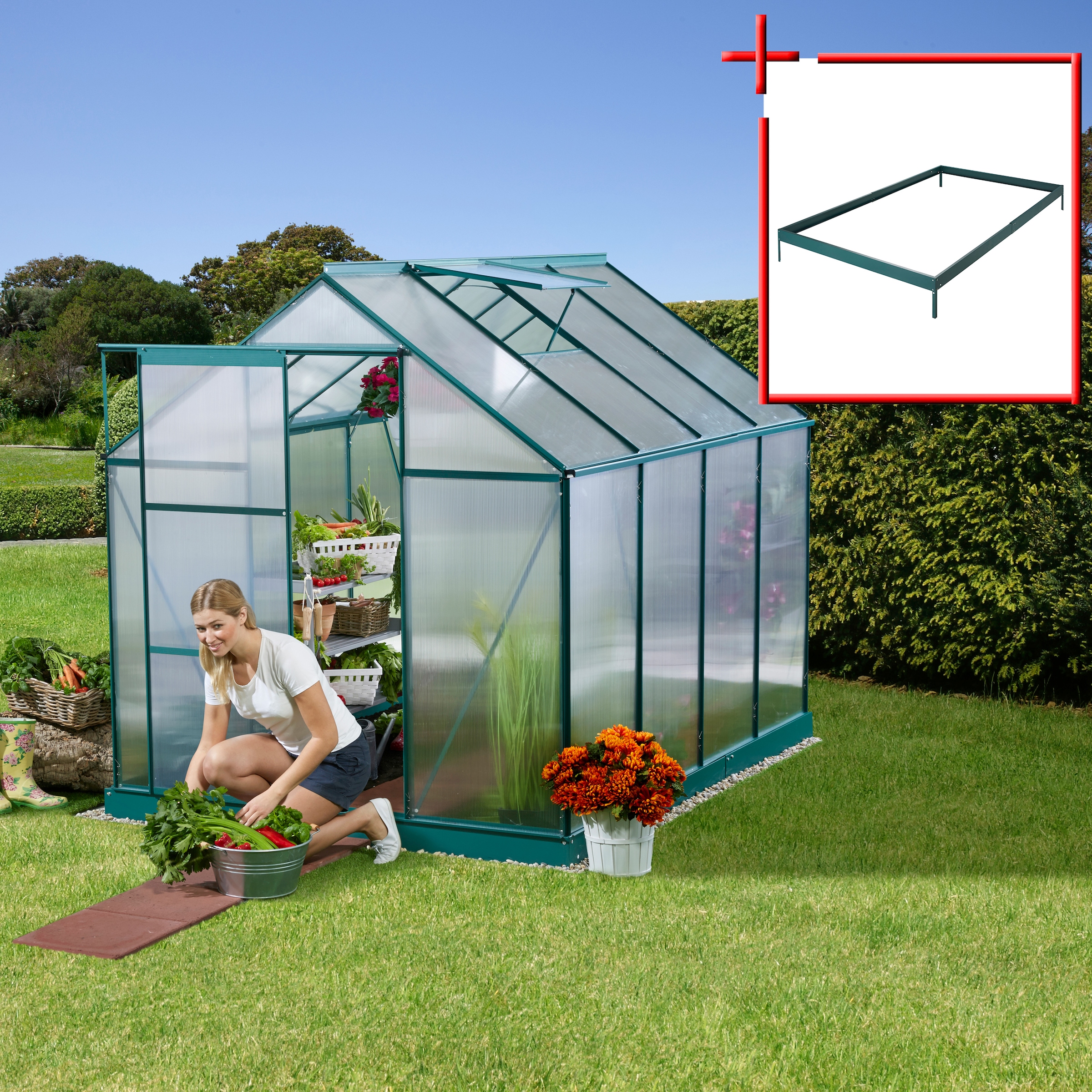Image of KONIFERA Gewächshaus »Sevilla 2500« bei Ackermann Versand Schweiz