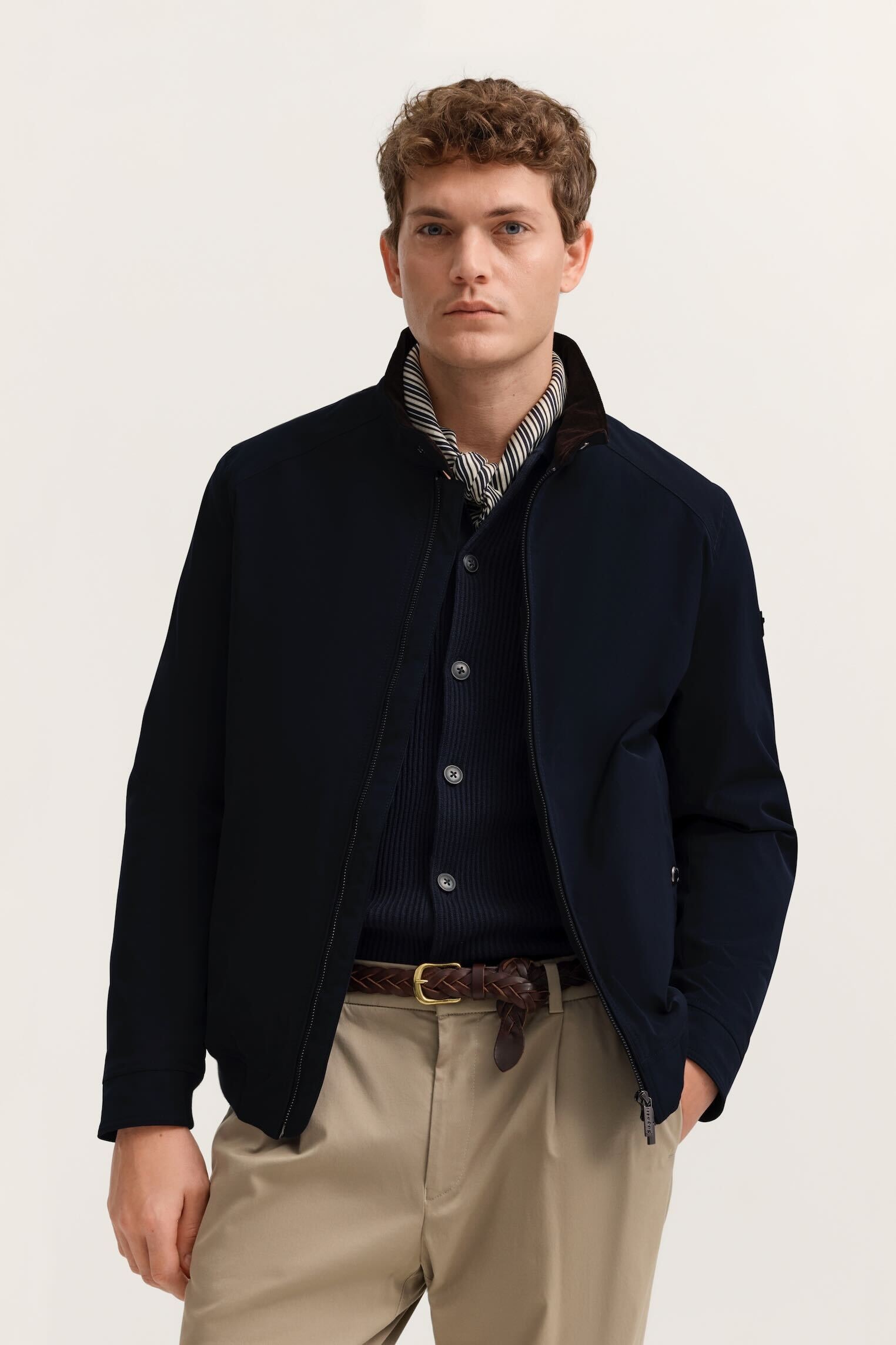 Image of bugatti Blouson "Regular Fit" wasserabweisend mit Cord-Details