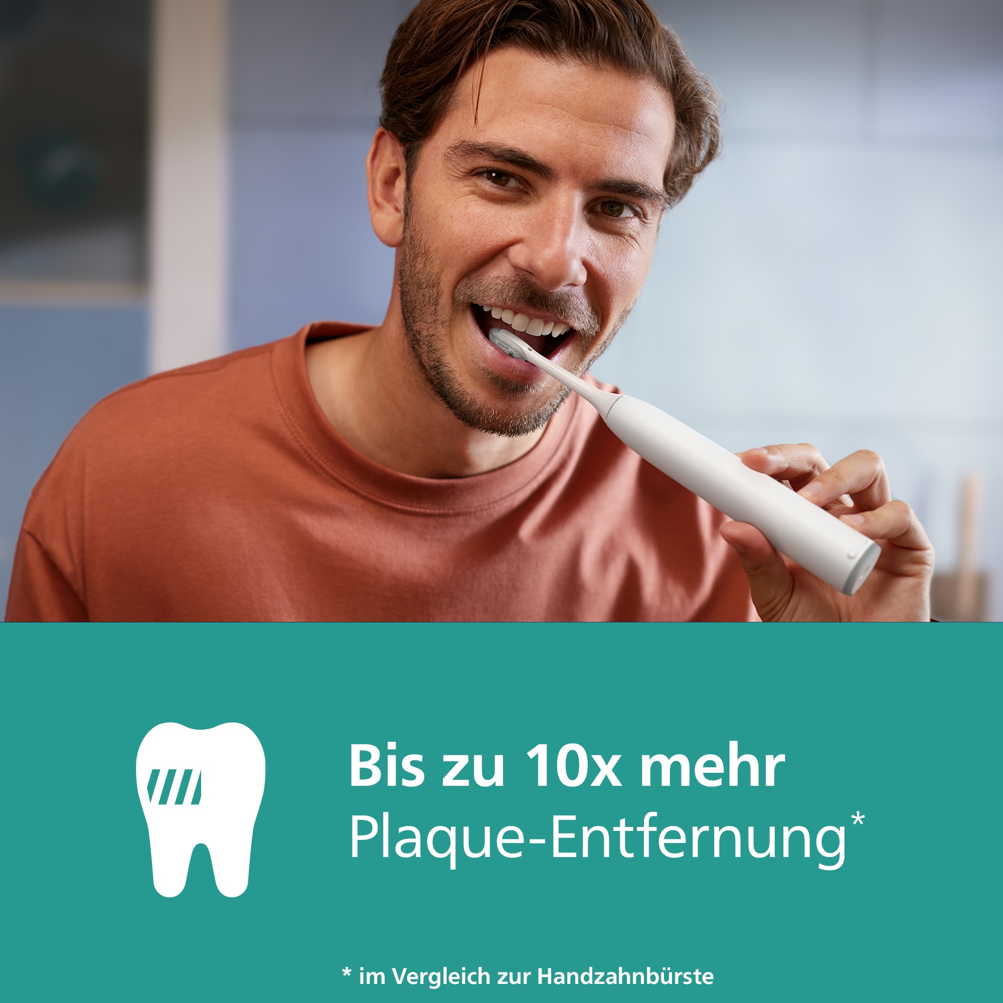 Philips Sonicare Elektrische Zahnbürste »Series 6500 HX7410/02«, 2 St. Aufsteckbürsten, mit Andruckkontrolle, 3 Intensitätsstufen, inkl. Ladegerät, Reiseetui