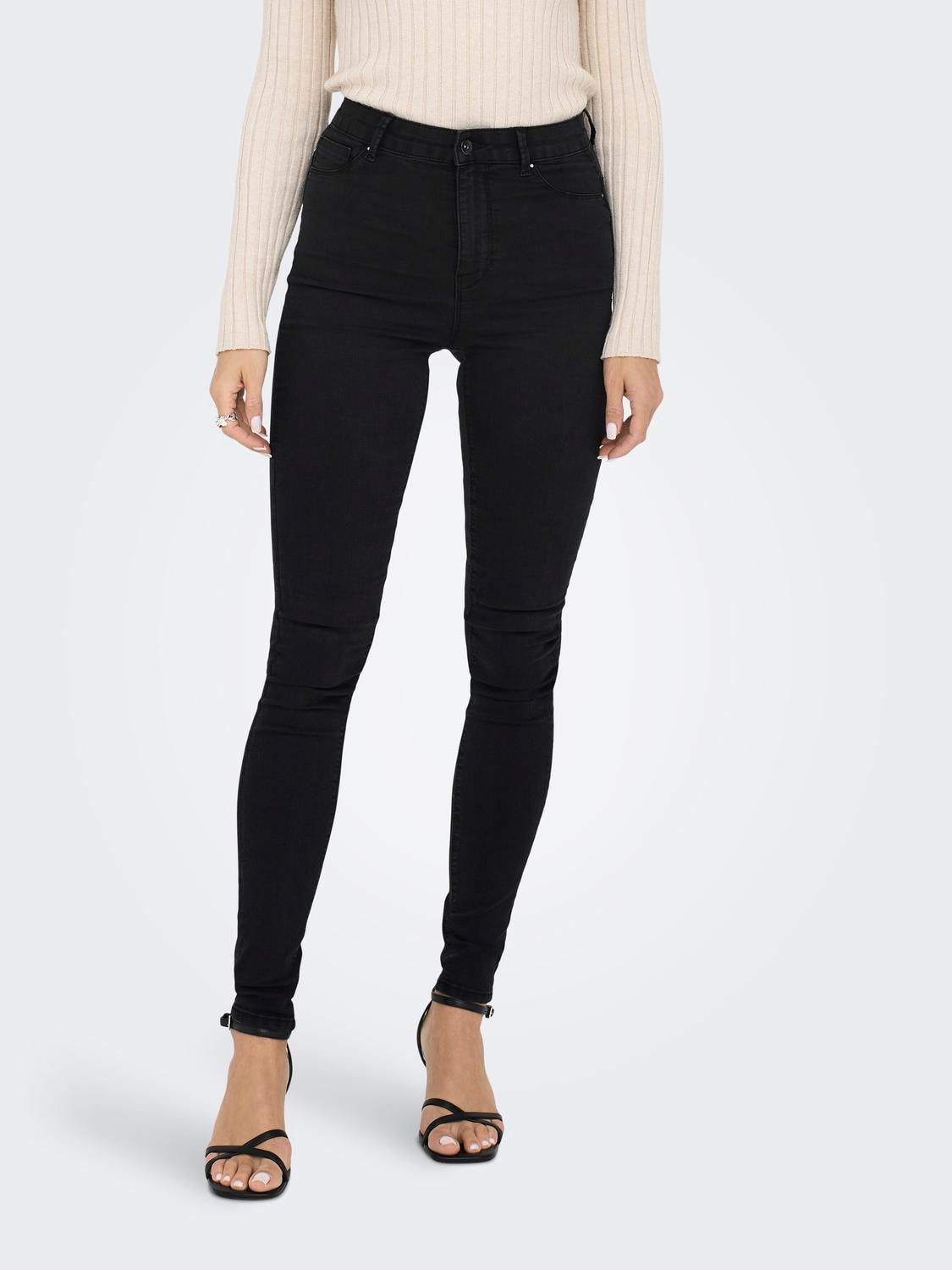 ONLY High-waist-Jeans »ONLMILA-IRIS HW LANK SK LEG DNM PIMBOX«