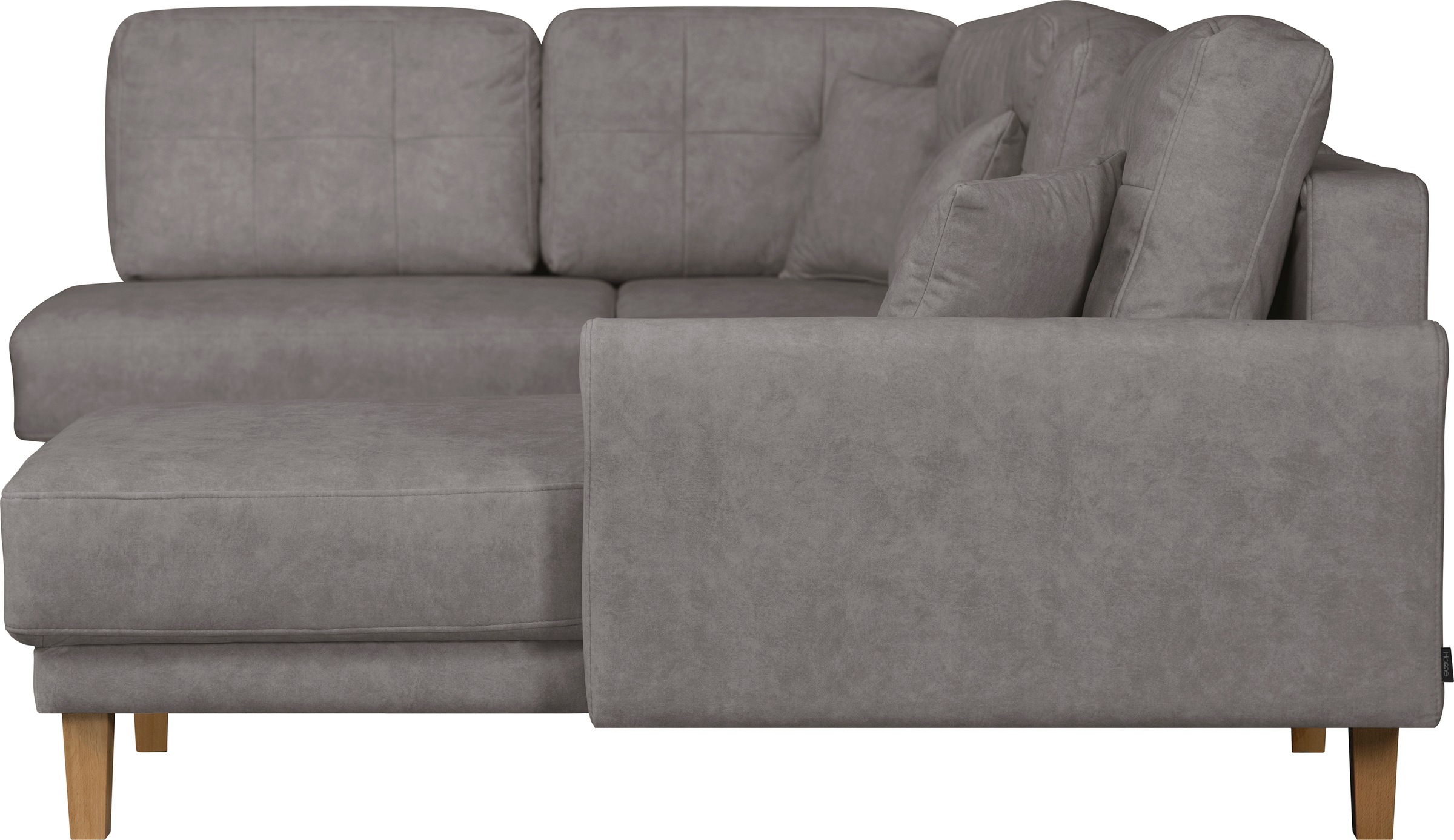 Home affaire Wohnlandschaft »TRIPLO U-Form wahlweise mit Schlaffunktion, B/T/H: 310/192/90 cm«, Schlafsofa, auch mit Bettkasten, Steppung im Rückenkissen