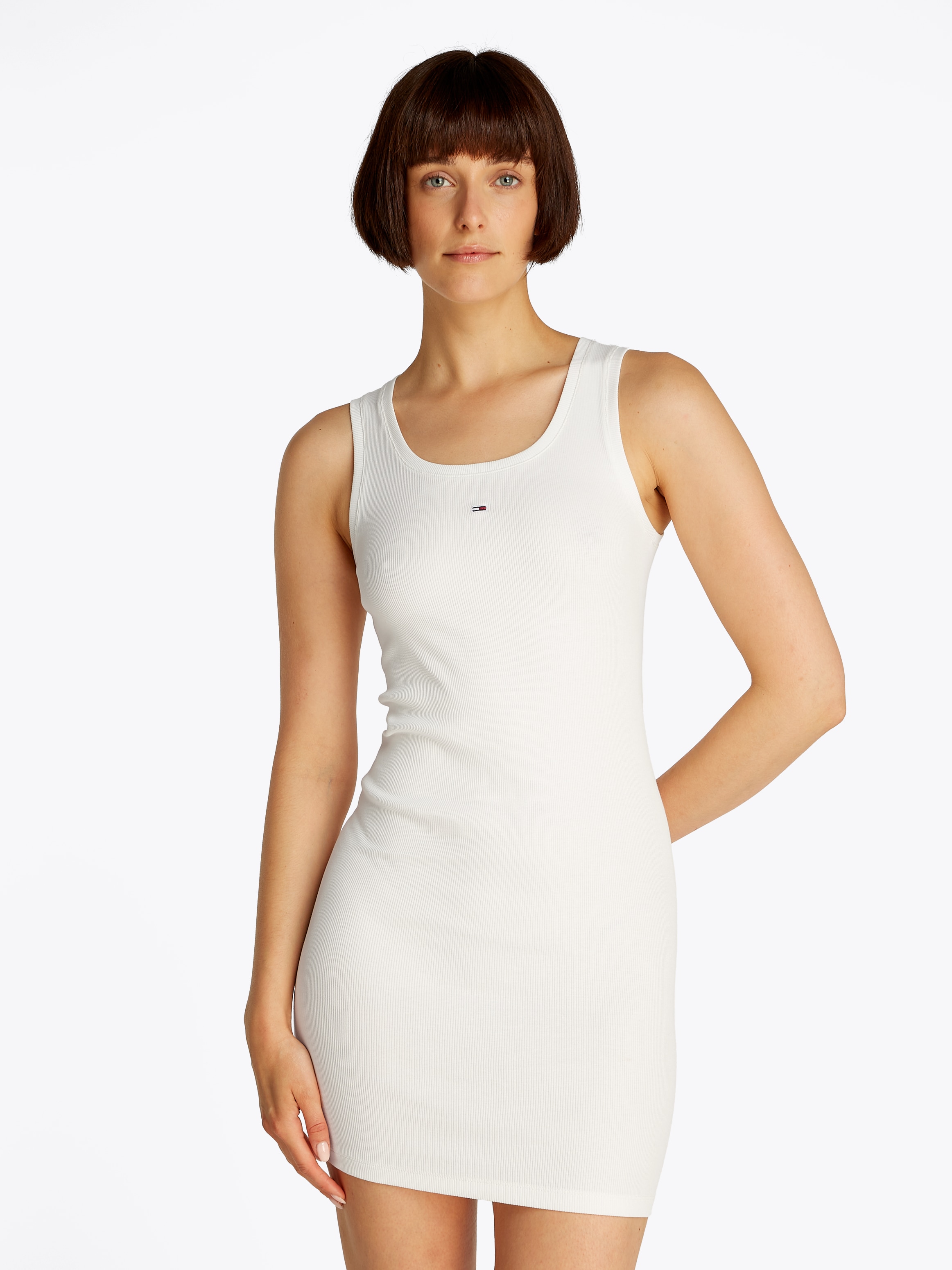 Image of Tommy Jeans Jerseykleid "TJW ESSENTIAL RIB BODYCON EXT" mit gerippter Struktur