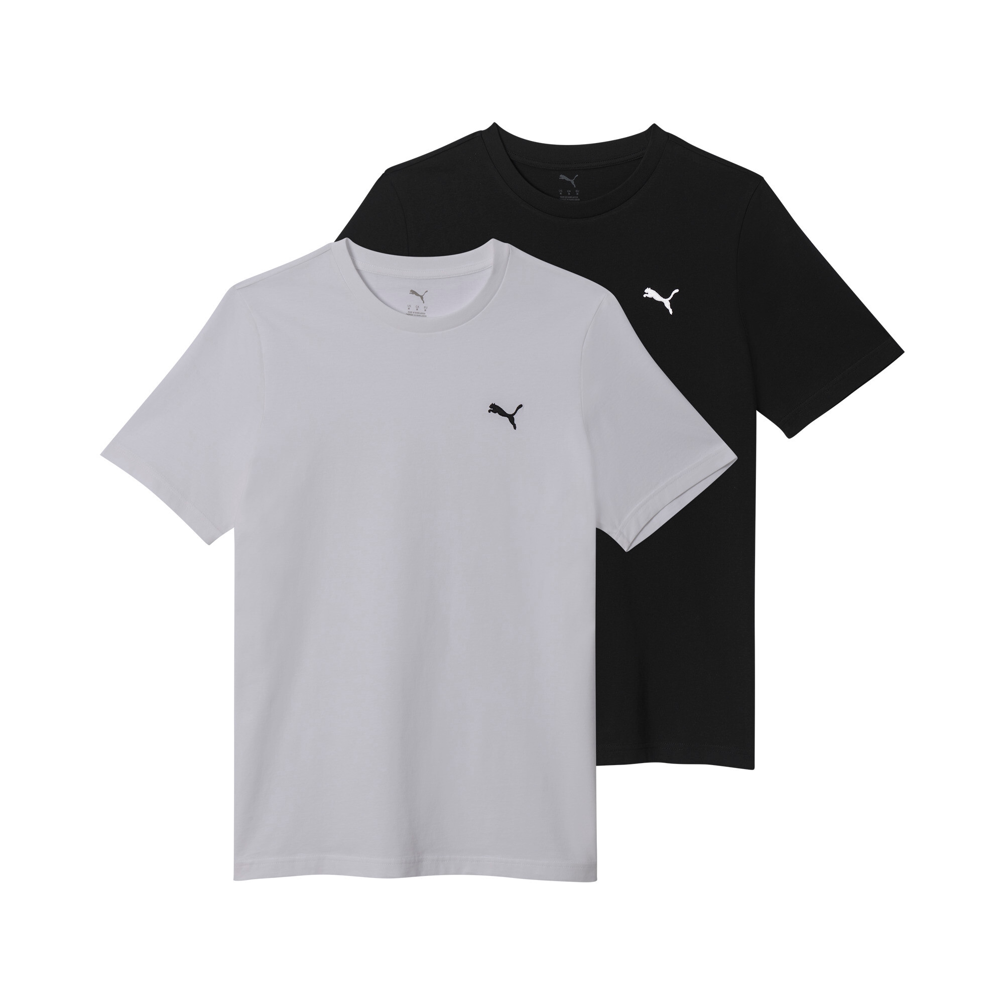 PUMA T-Shirt »ESS LOGO TEE MULTIPACK M«, Doppelpack, 2 Stück