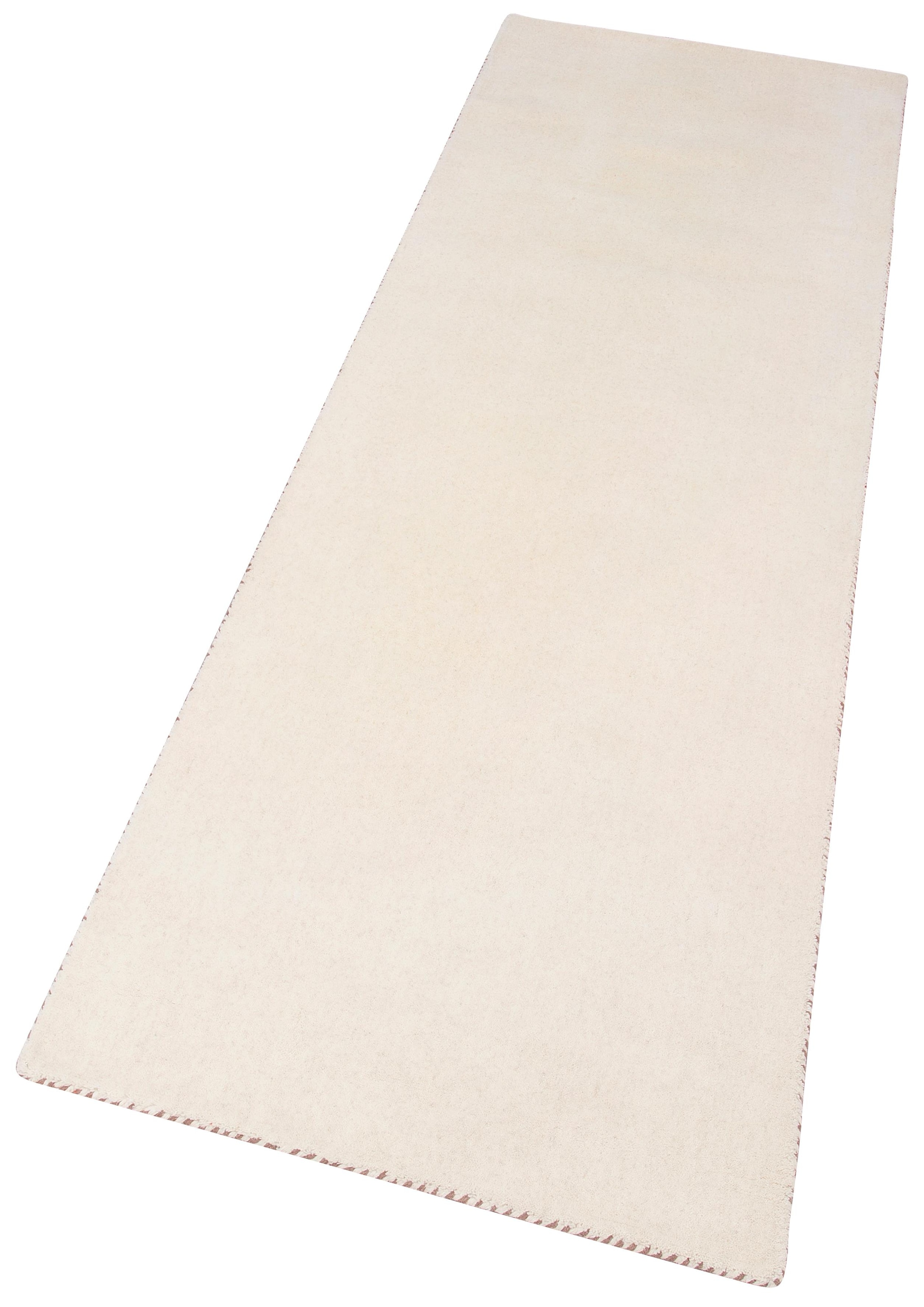 Image of my home Läufer »Jescha«, rechteckig, 13 mm Höhe, reine Wolle, weiche Haptik, einfarbig, Brücke, idealer Teppich für Flur, Diele, Schlafzimmer, Wohnzimmer bei Ackermann Versand Schweiz
