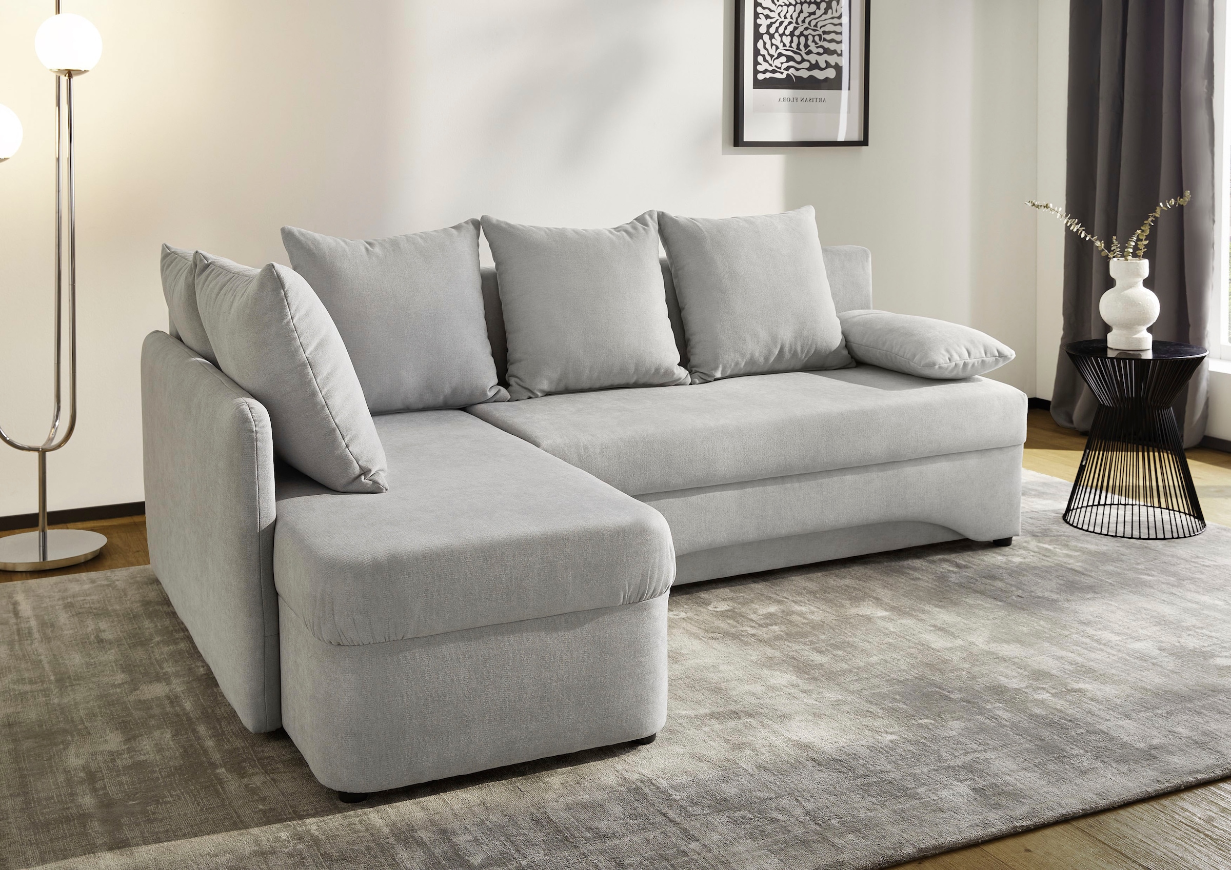 Jockenhöfer Gruppe Canapé d'angle »Nivaris L-Form, B: 197 cm« avec fonction couchage & coffre de lit, notre prix permanent le plus bas