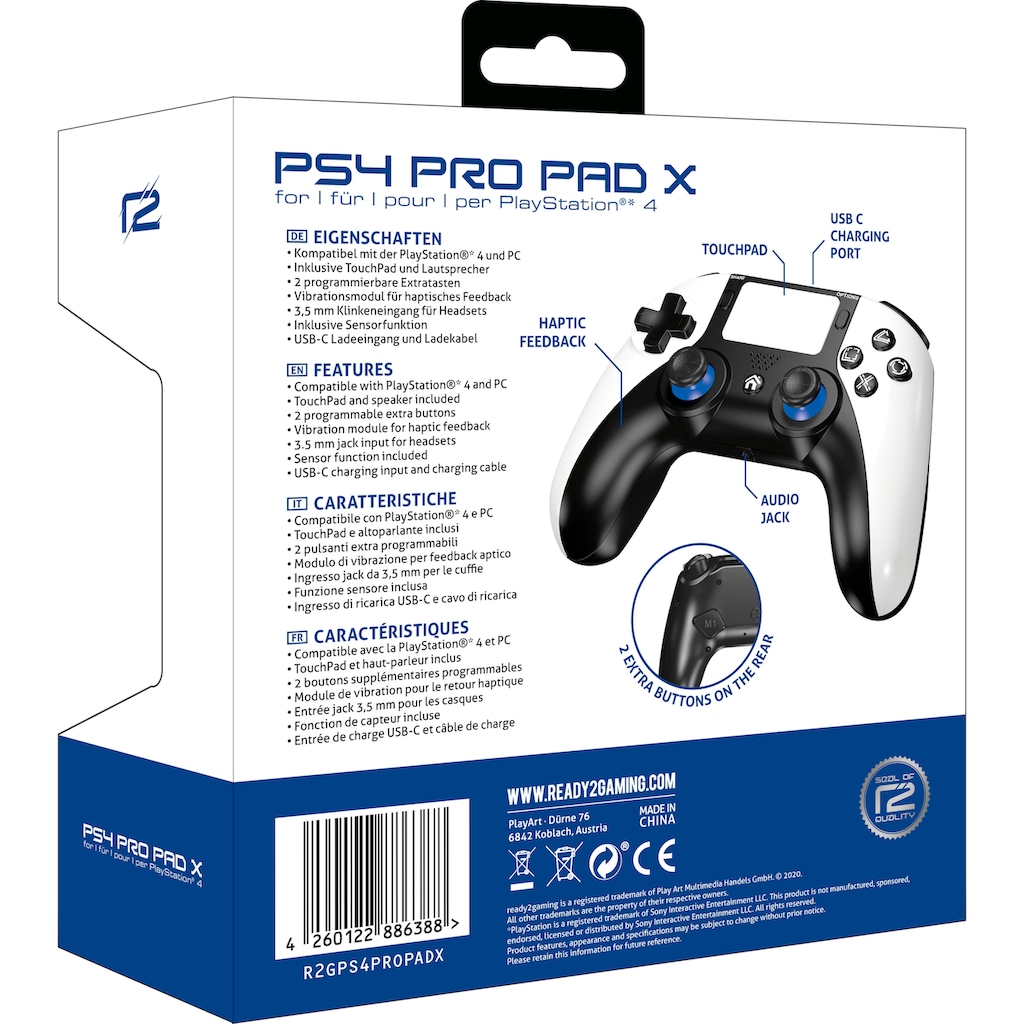 Ready2gaming Controller »PS4 Pro Pad X«
