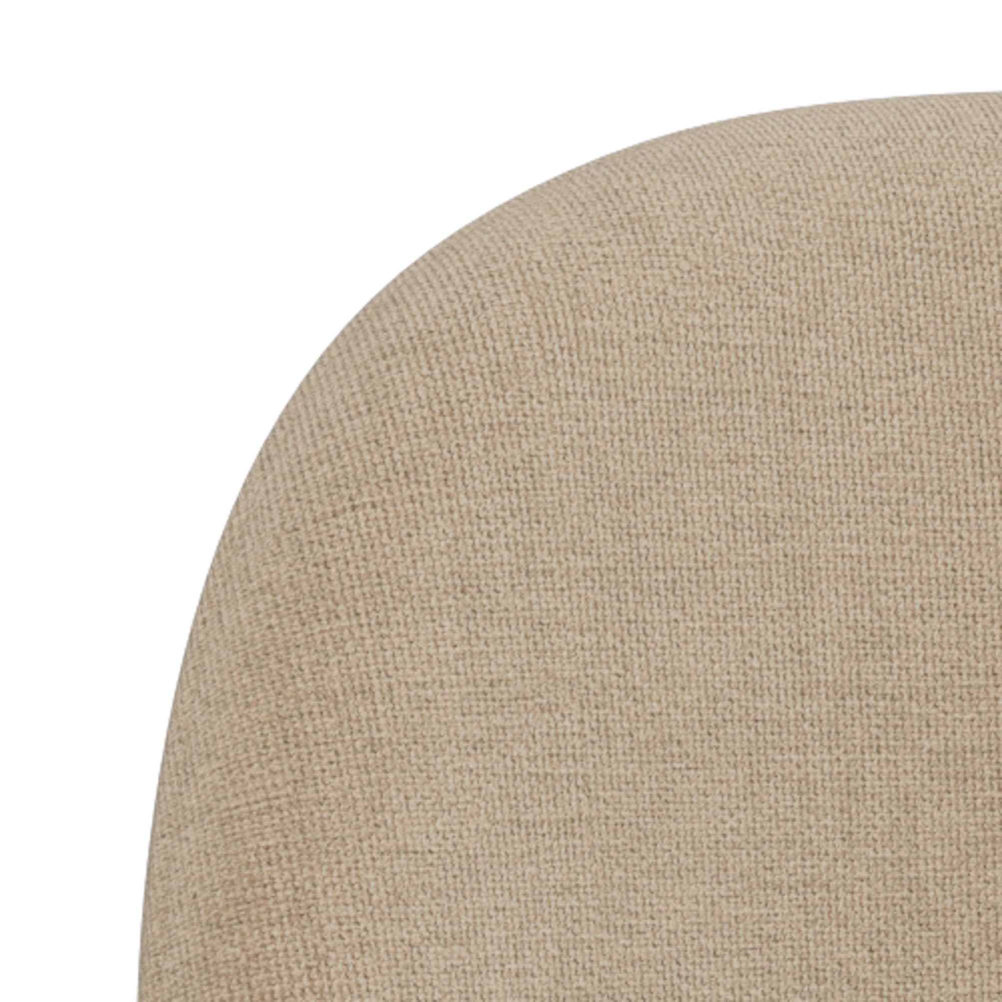 ACTONA GROUP Barhocker »Sophia - Bequemer Barstuhl aus Eiche mit Fussstütze & Rückenlehne« Set, 2 Stk. tlg. Skandinavisches Design, Sitz aus Stoff, für Küche & Essbereich