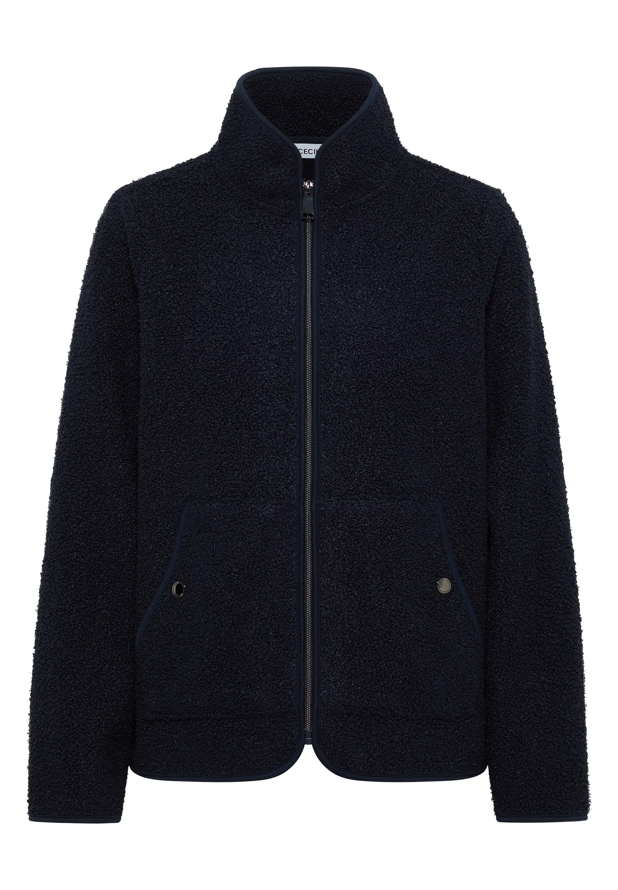 Cecil Sweatjacke mit Stehkragen