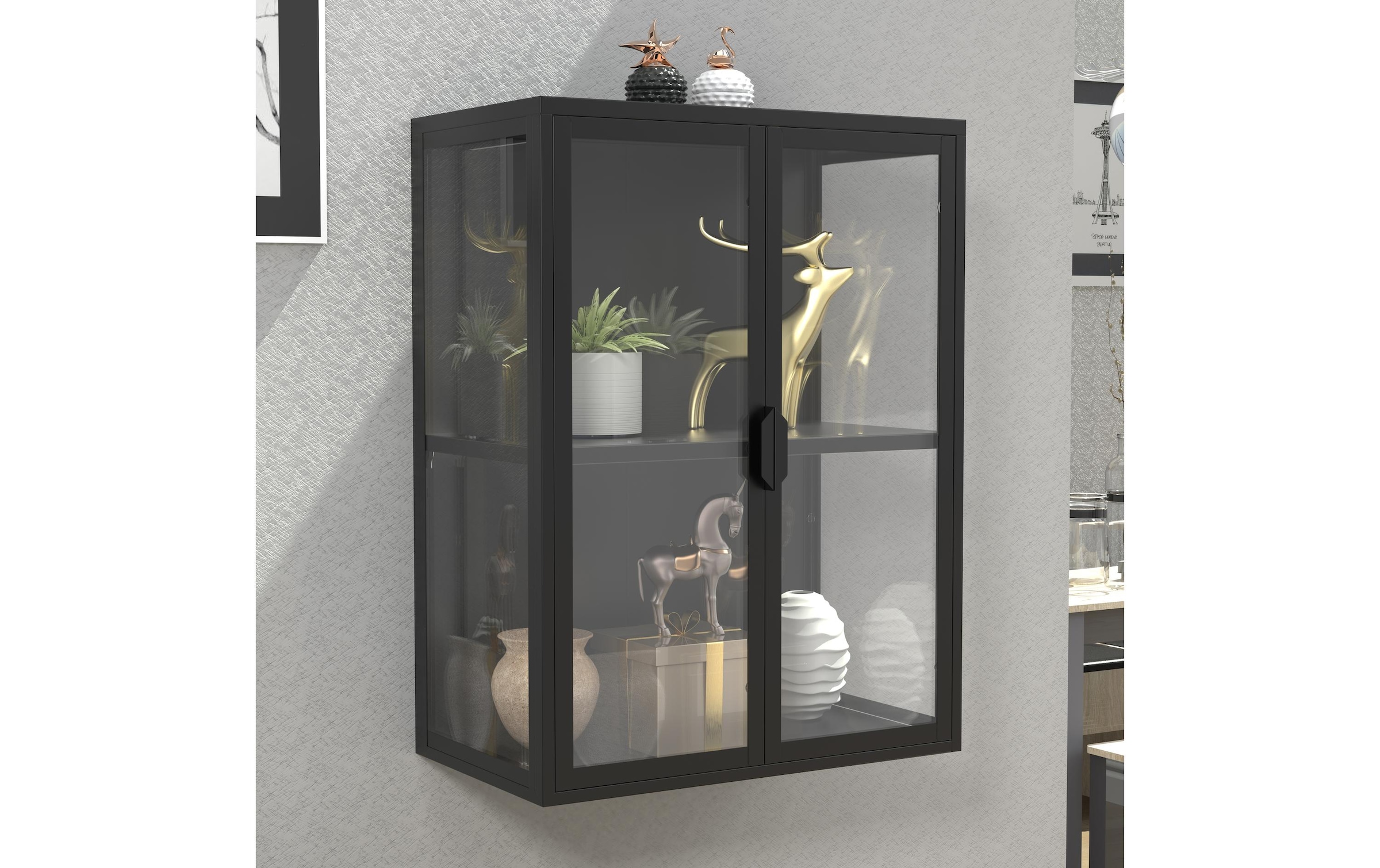 VCM Vitrine »Flokas M 60 x 80 cm«