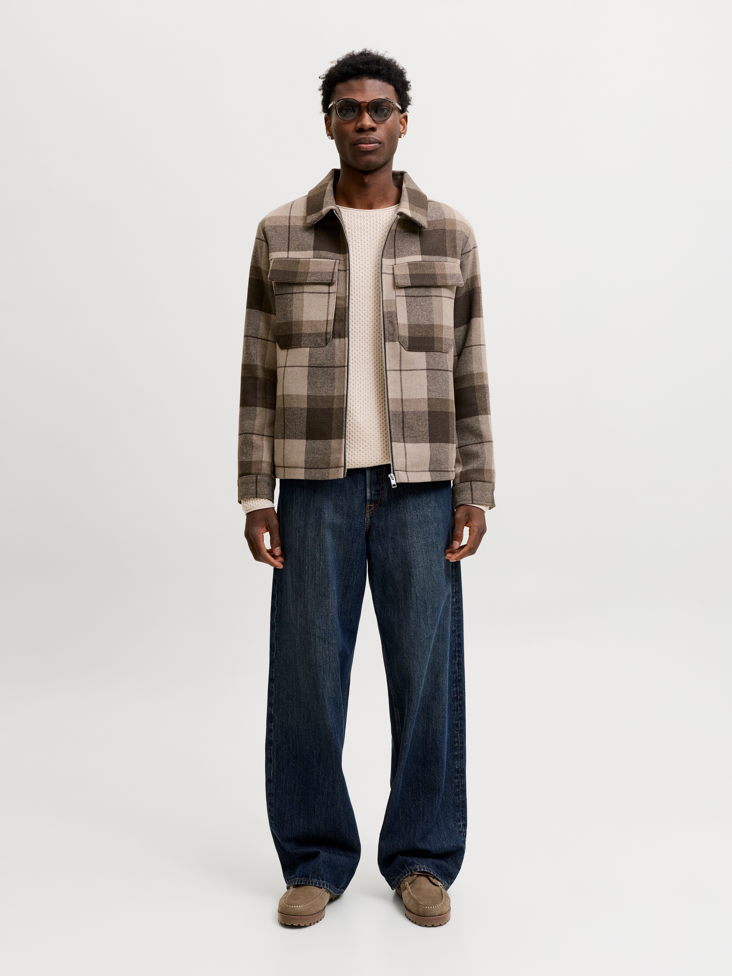 Jack & Jones Pull à col rond »JPRBLUMASON KNIT CREW NECK SN« coton, coupe régulière