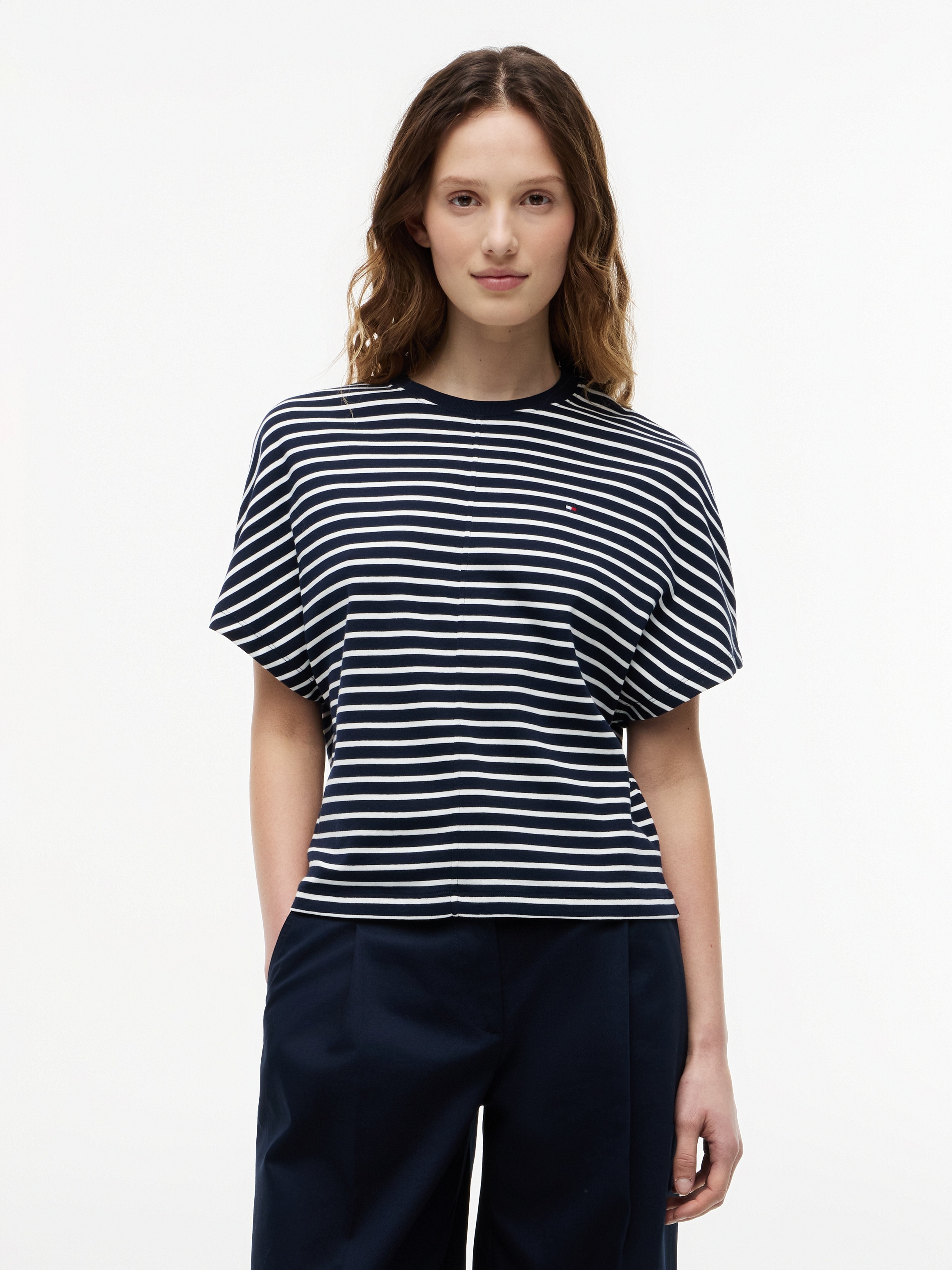 Tommy Hilfiger T-shirt à manches 3/4 »CODY REG BATWING C-NK SS TEE« Baumwolle, 3/4 Ärmel