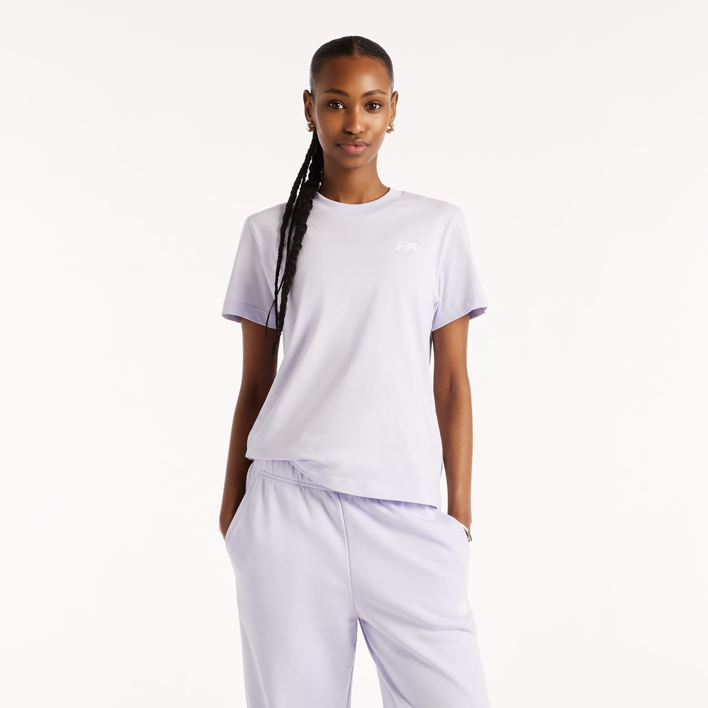 Image of New Balance T-Shirt "SPORT ESSENTIALS JERSEY T-SHIRT" Kurzarm, mit Rundhalsausschnitt