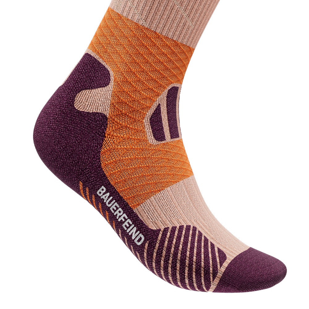 Bauerfeind Kompressionsstrümpfe »Trail Run Mid Cut Socks, Women«