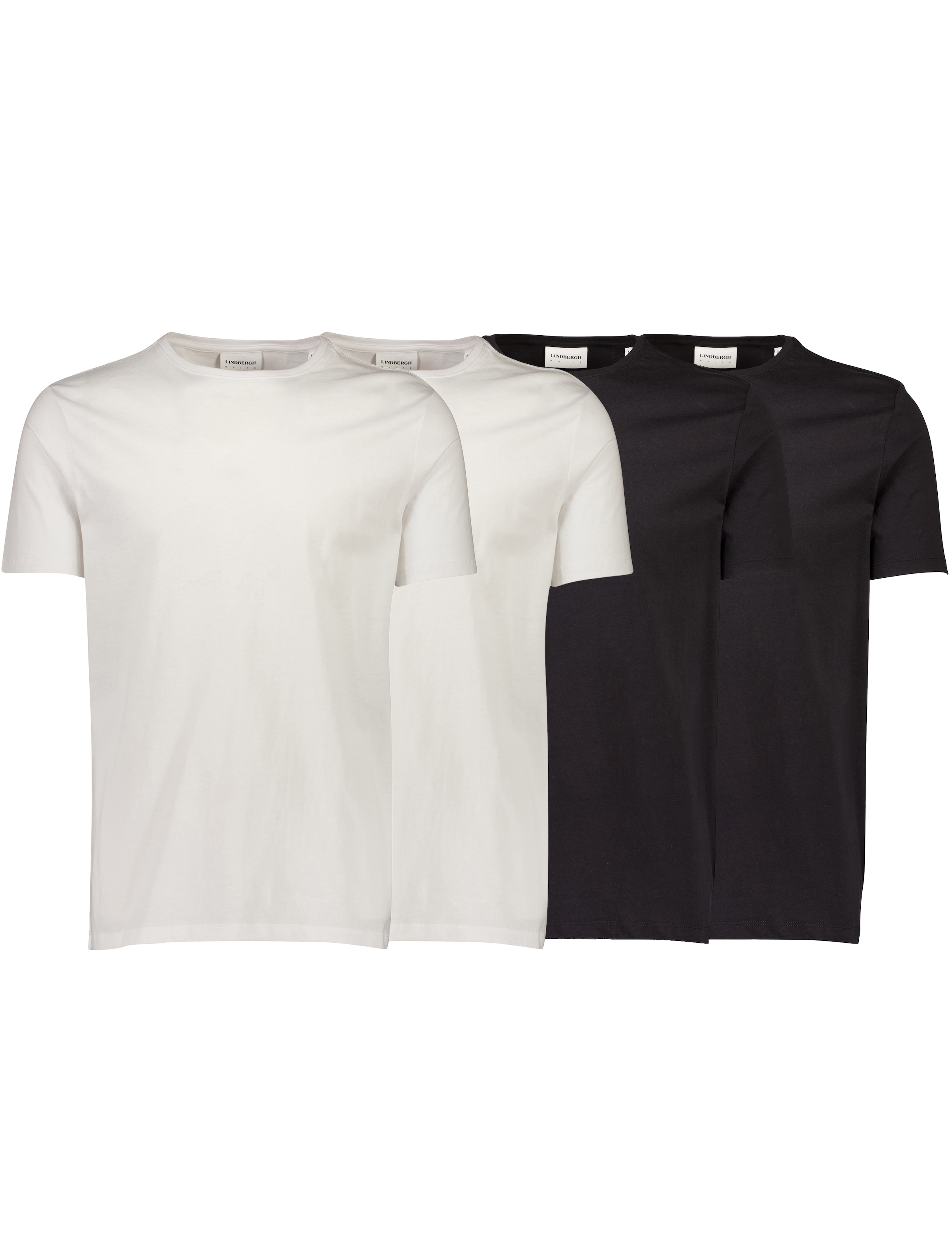 LINDBERGH T-Shirt Packung, 4 Stk. mit Rundhalsausschnitt im 4-er Pack