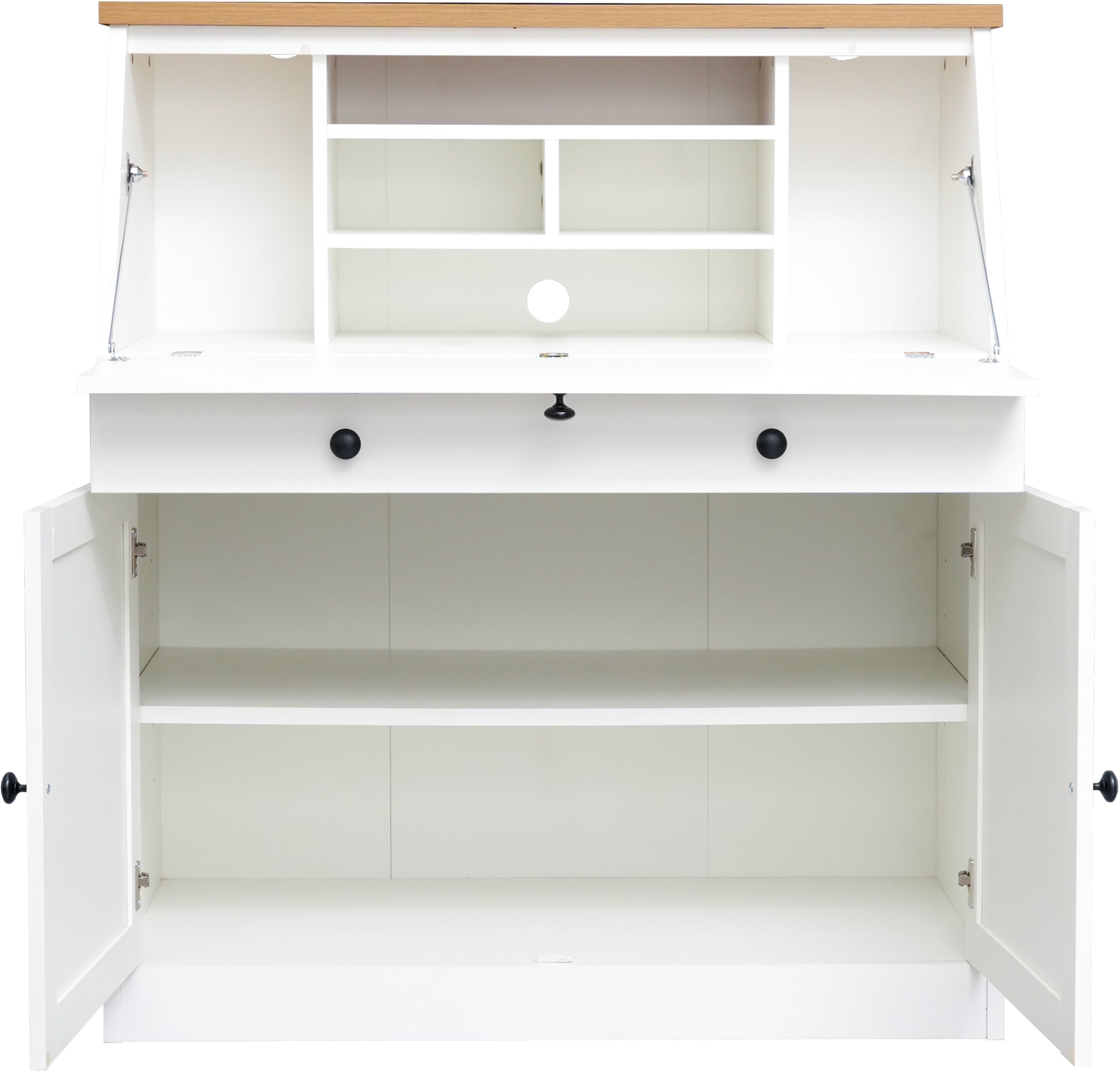 GOODproduct Sekretär »Ismund« viel Stauraum, mit Kabelkanal, Breite: 98 cm