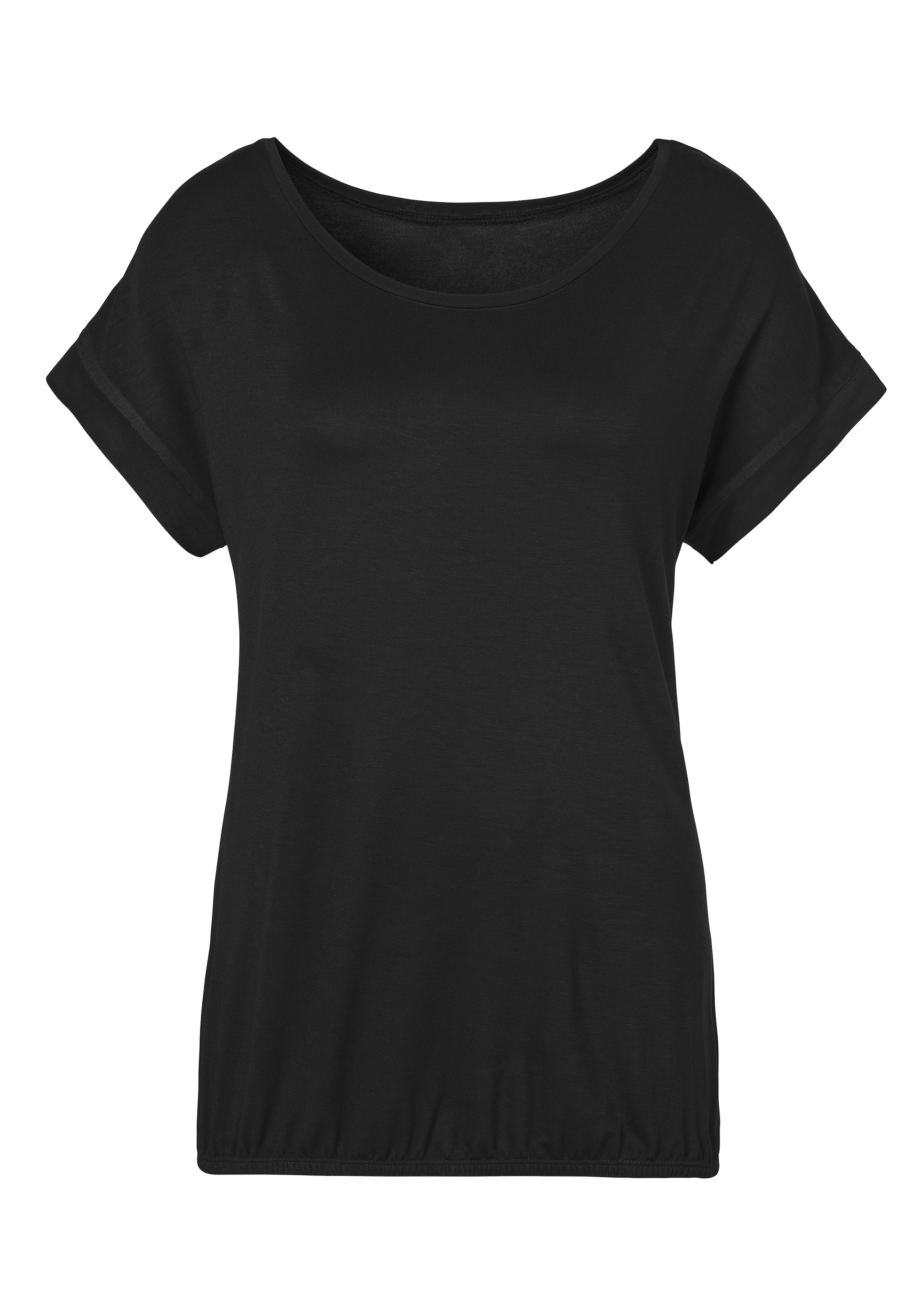 ♕ Vivance T-Shirt, (2er-Pack), elastischem kaufen Saumabschluss versandkostenfrei mit