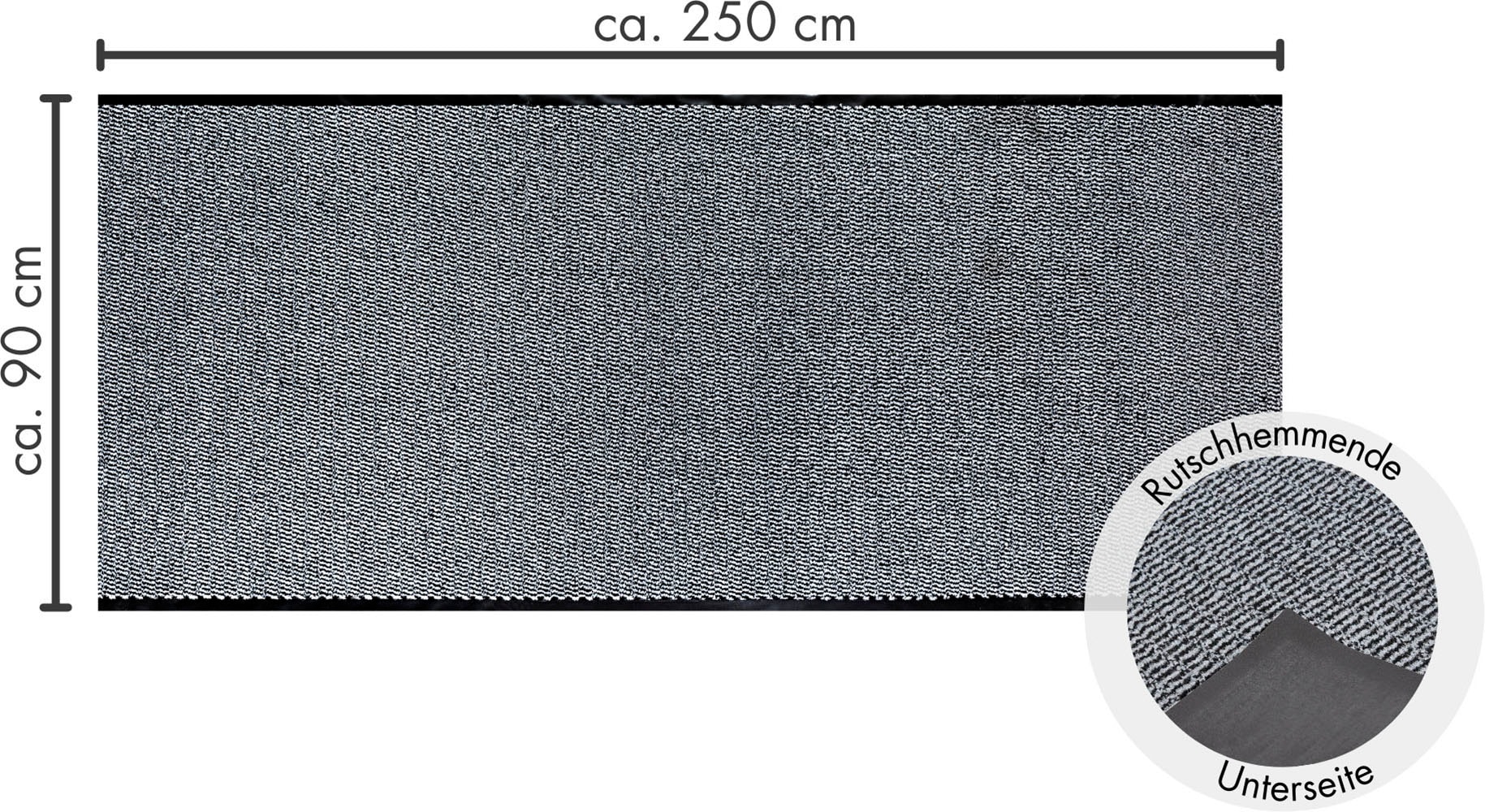 Andiamo Fussmatte »Easy, Made in Netherlands«, rechteckig, 5 mm Höhe, Schmutzfangmatte, rutschhemmend, Innen- und überdachten Aussenbereich