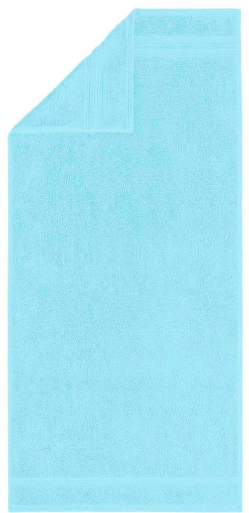 Egeria Handtücher »Manhatten Gold« Uni Programm mit Streifenbordüre, reine Baumwolle