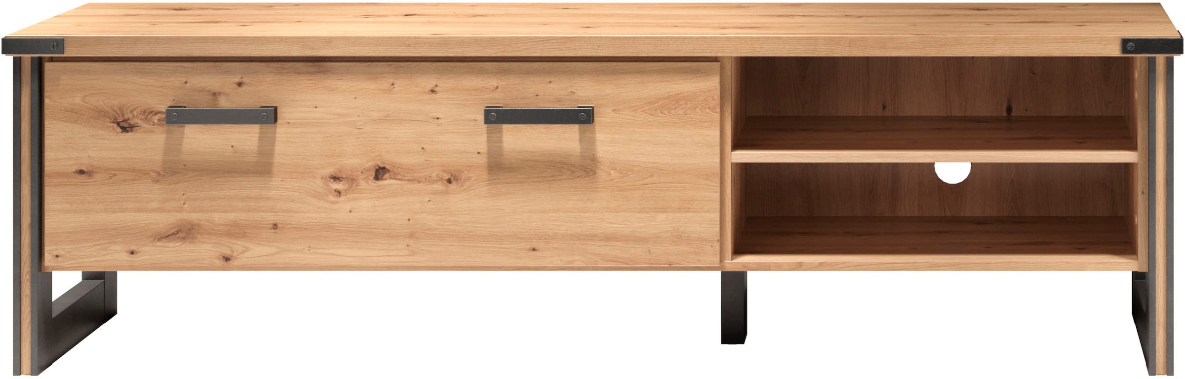 Image of Home affaire Lowboard "Mia" 1 Stk. tlg. Echtholzoptik, Eiche, 178 cm breiter Schrank