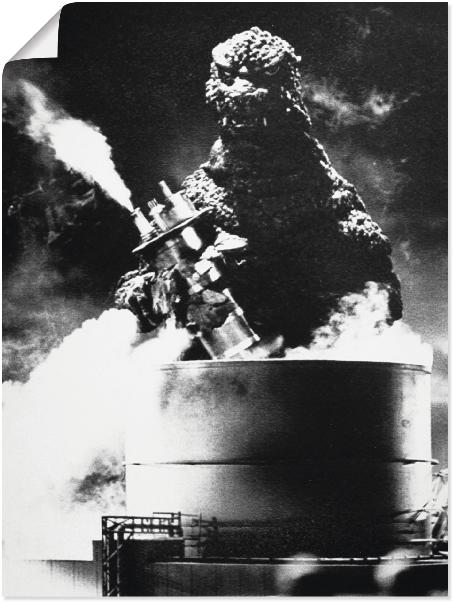 Artland Wandbild »Godzilla III« Film 1 Stk. tlg. als Leinwandbild, Poster in verschied. Grössen