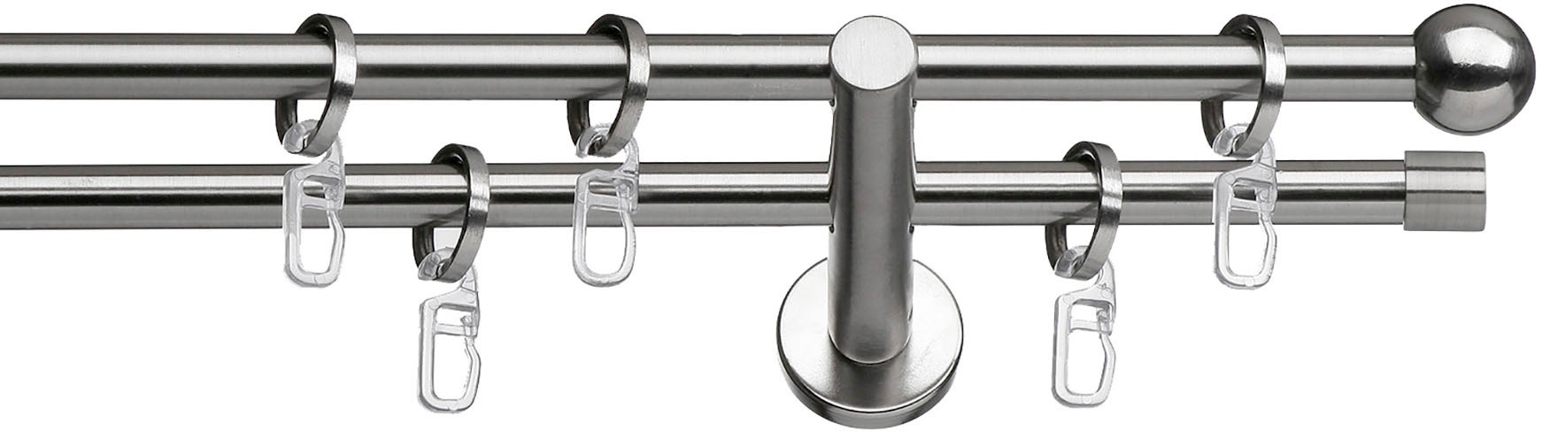 Image of indeko Gardinenstange »Formentor«, 2 läufig-läufig, Fixmass bei Ackermann Versand Schweiz