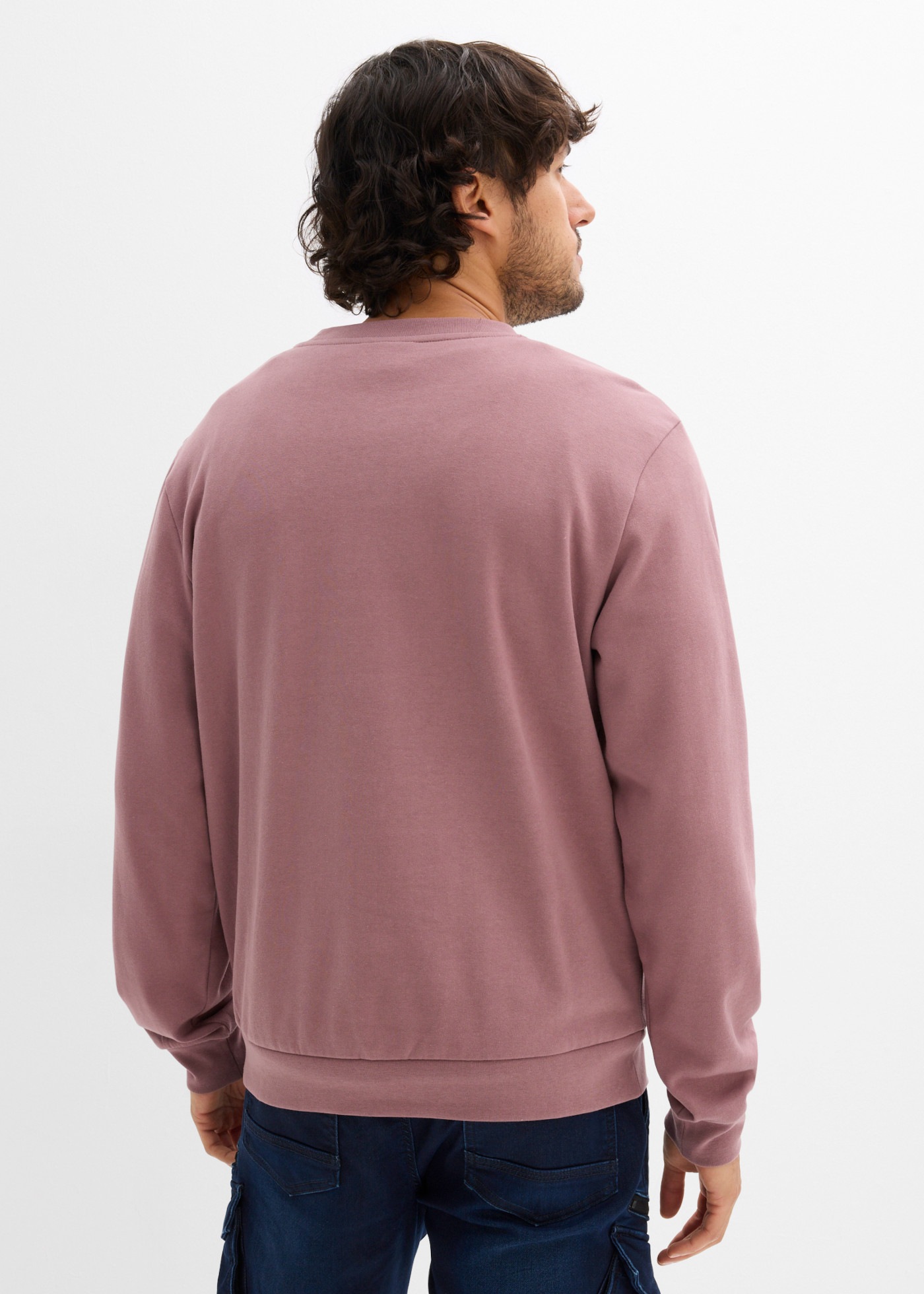 bonprix »Sweatshirt«, mit weich angerauter Innenseite, aus Baumwolle und Polyester, hüftlang
