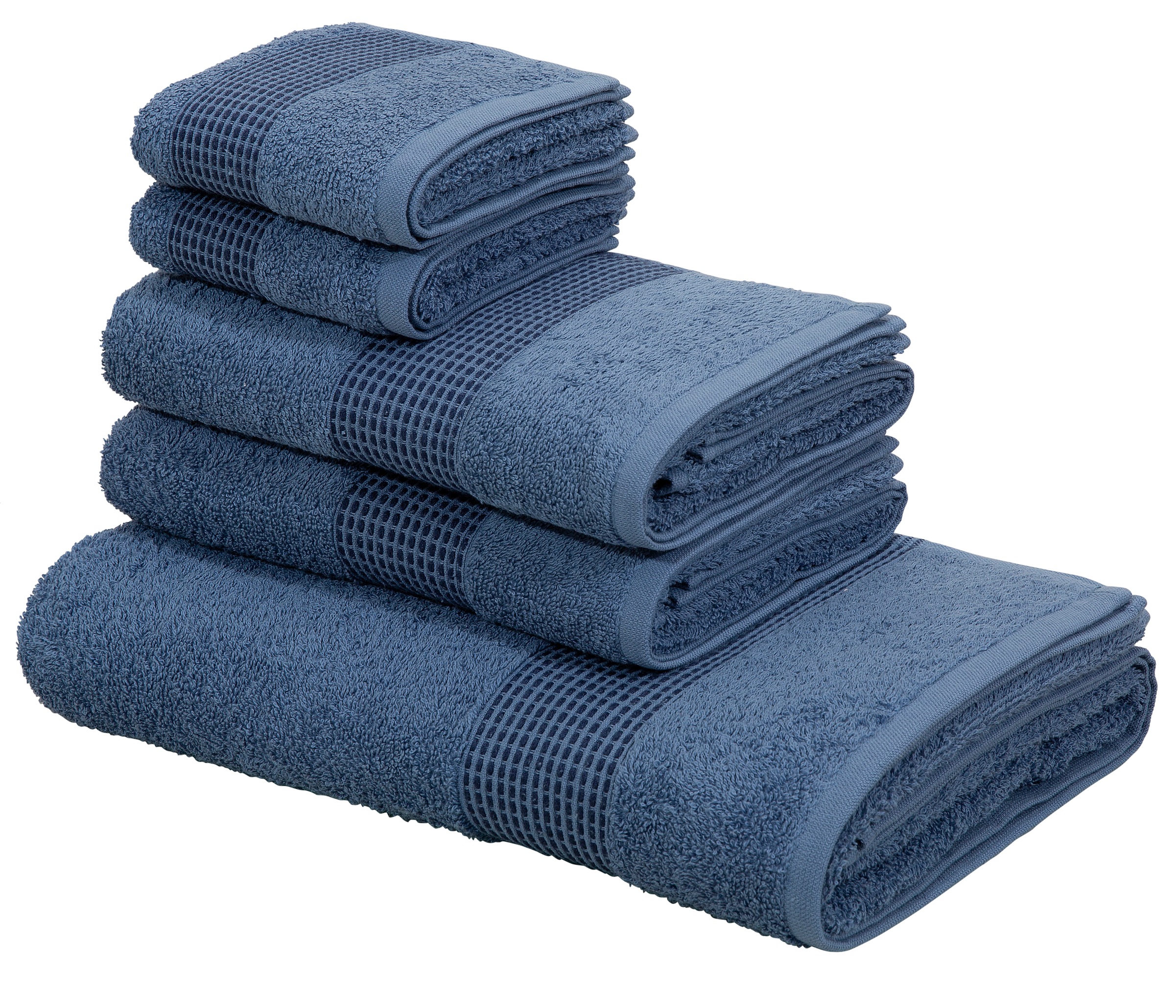 Image of GOODproduct Handtuch Set »Jannis«, Set, 5 tlg., Walkfrottier, mit dezent hochwertiger Bordüre bei Ackermann Versand Schweiz