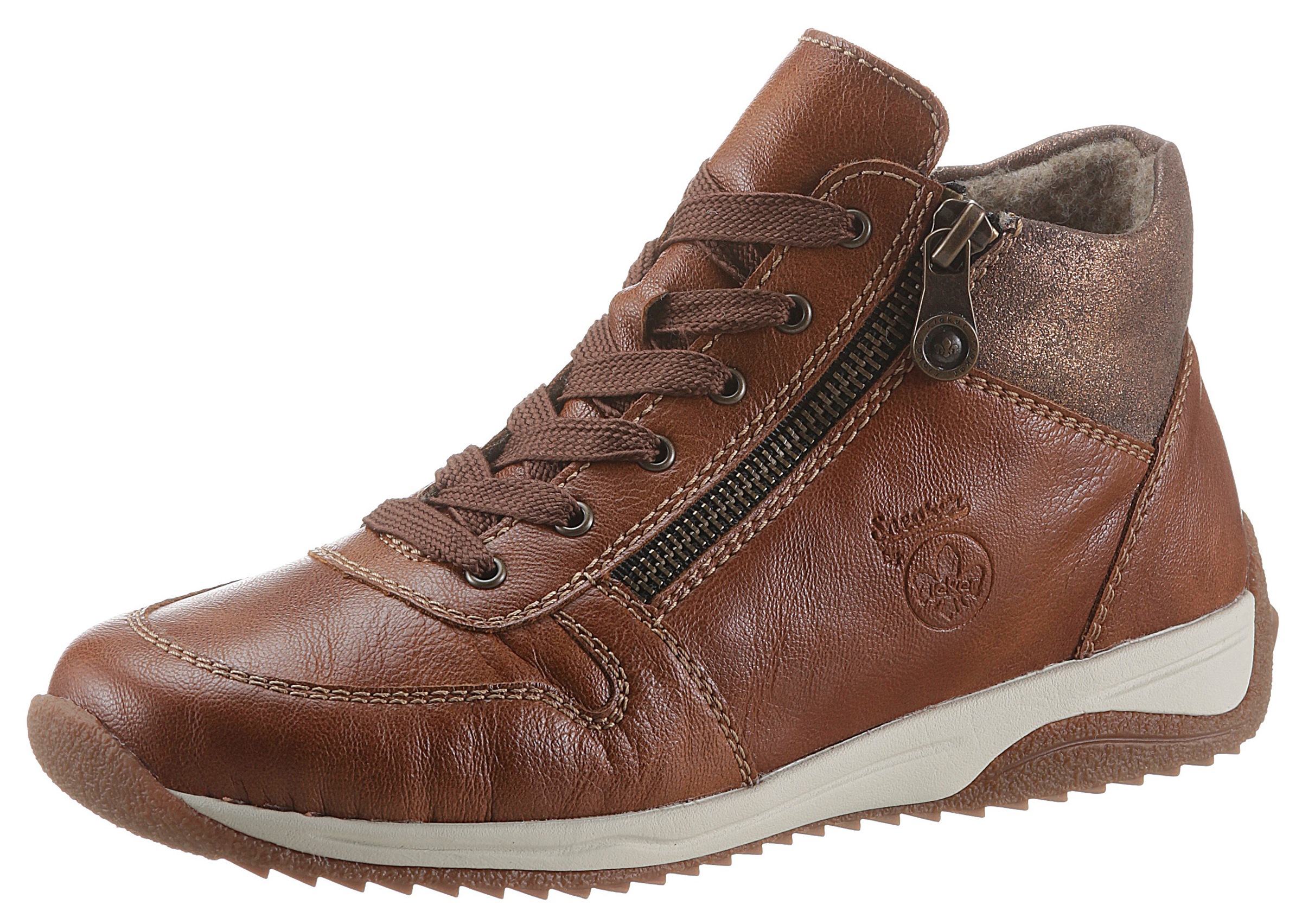Image of Rieker Schnürboots, mit Schnürung und Innenreissverschluss für leichten Einstieg bei Ackermann Versand Schweiz