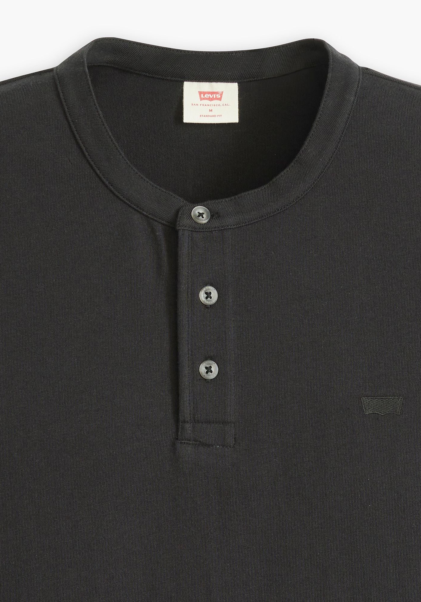 Levi's® Henleyshirt, mit Logo Stickerei