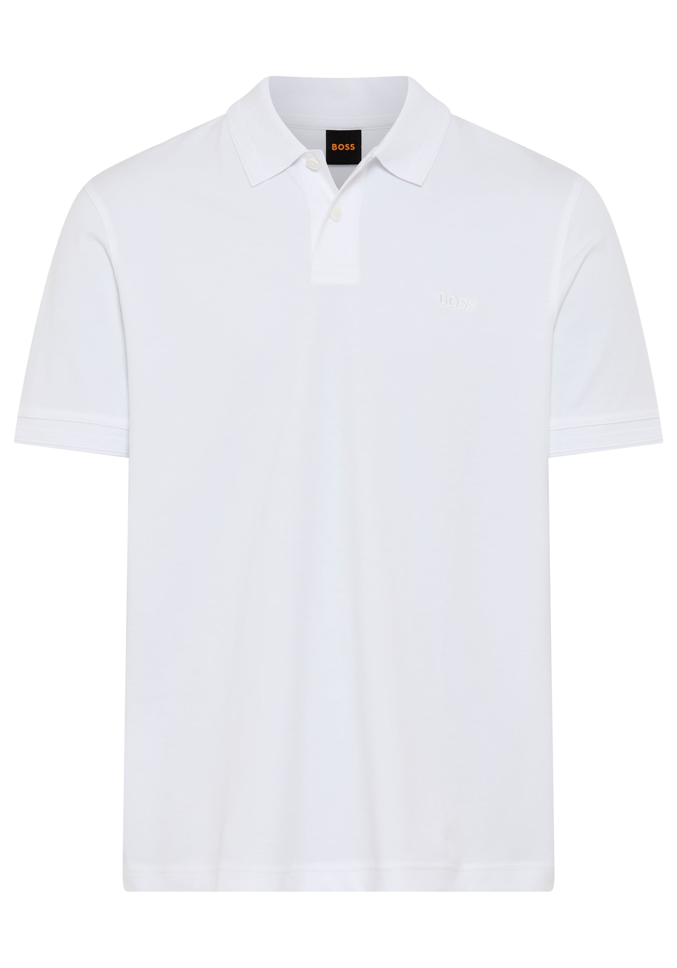 BOSS ORANGE Polo »Pe Interlock« aus Baumwoll-Piqué mit Logo-Print Regular