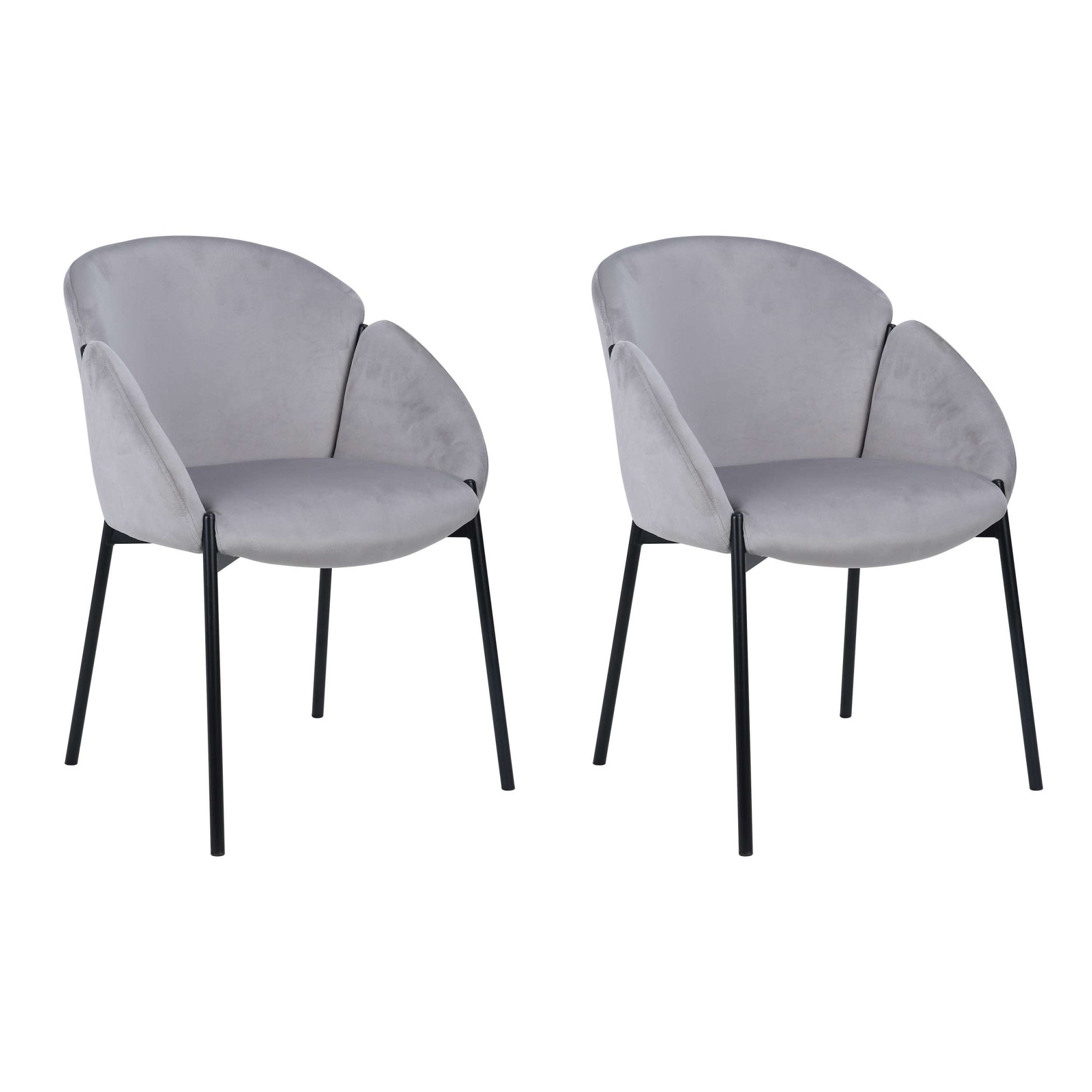 GOODproduct Chaise de salle à manger »Westfox« () 2 cuisgepolsterte Rückenlehne, Armlehne und Sitzfläche, Sitzhöhe 49 cm