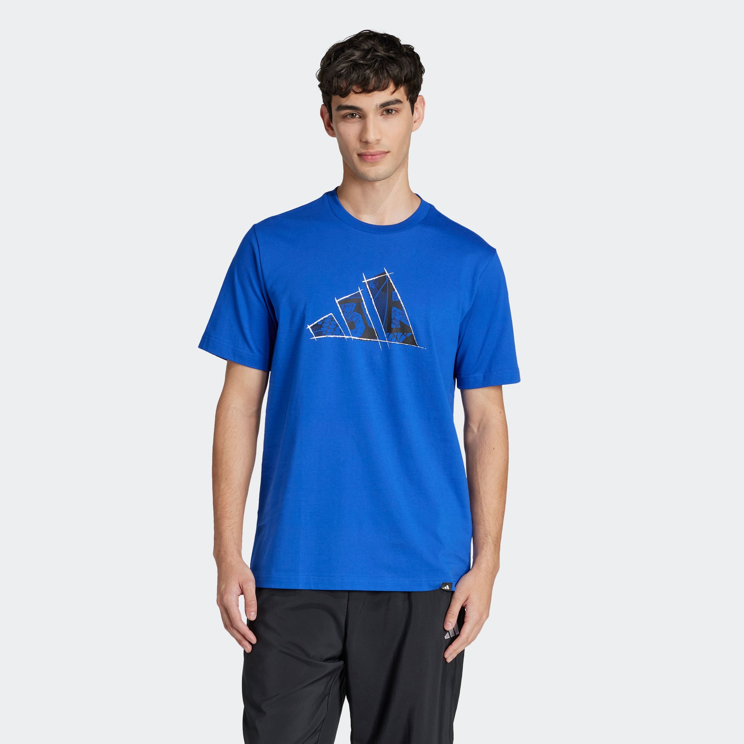 Image of adidas Sportswear T-Shirt "LOGO GRAPHIC" sportlicher Stil, aus Baumwolle, pflegeleicht