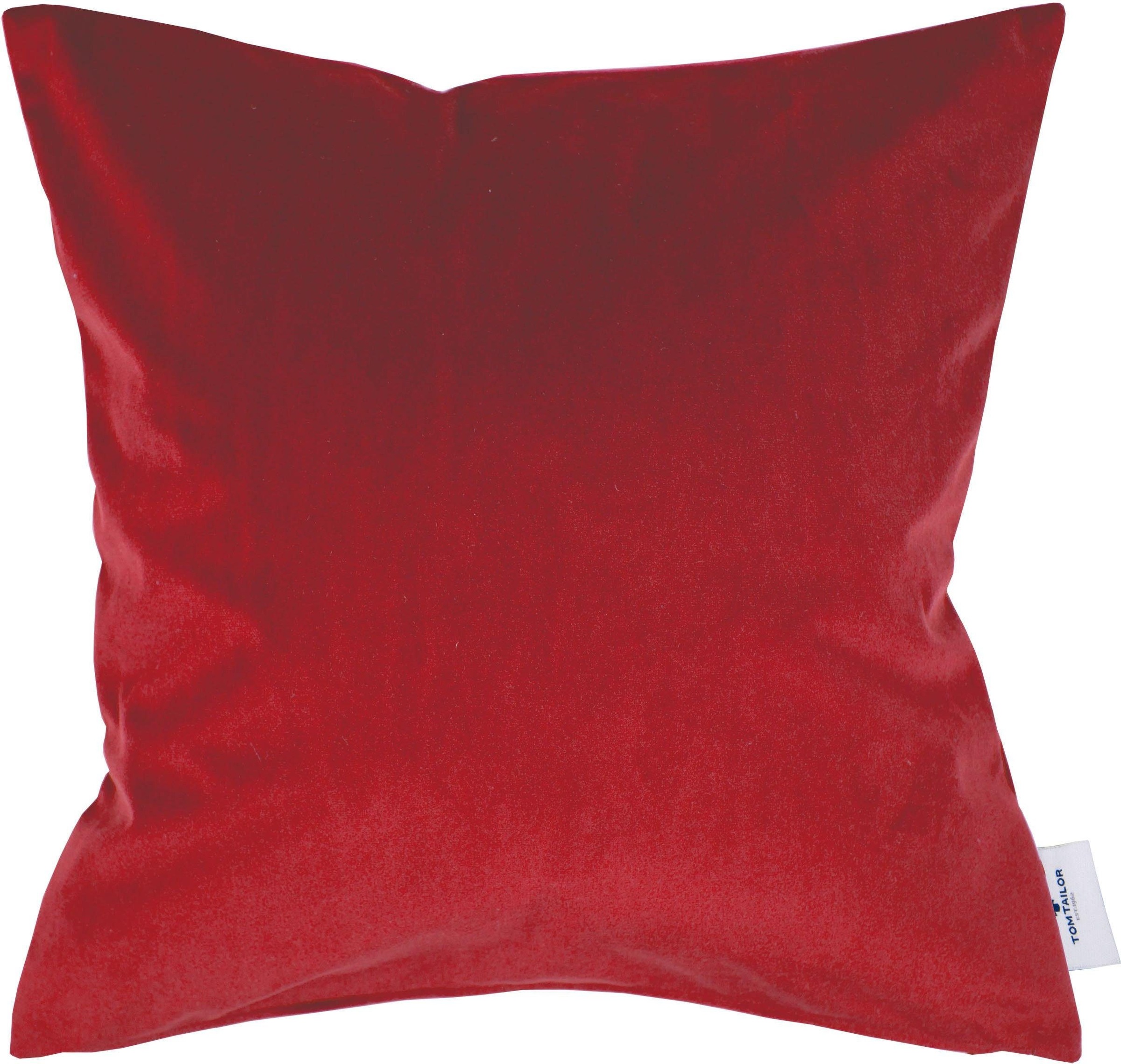 Image of TOM TAILOR Dekokissen »French Velvet«, (1 St.), aus weichem Micro-Velvet bei Ackermann Versand Schweiz
