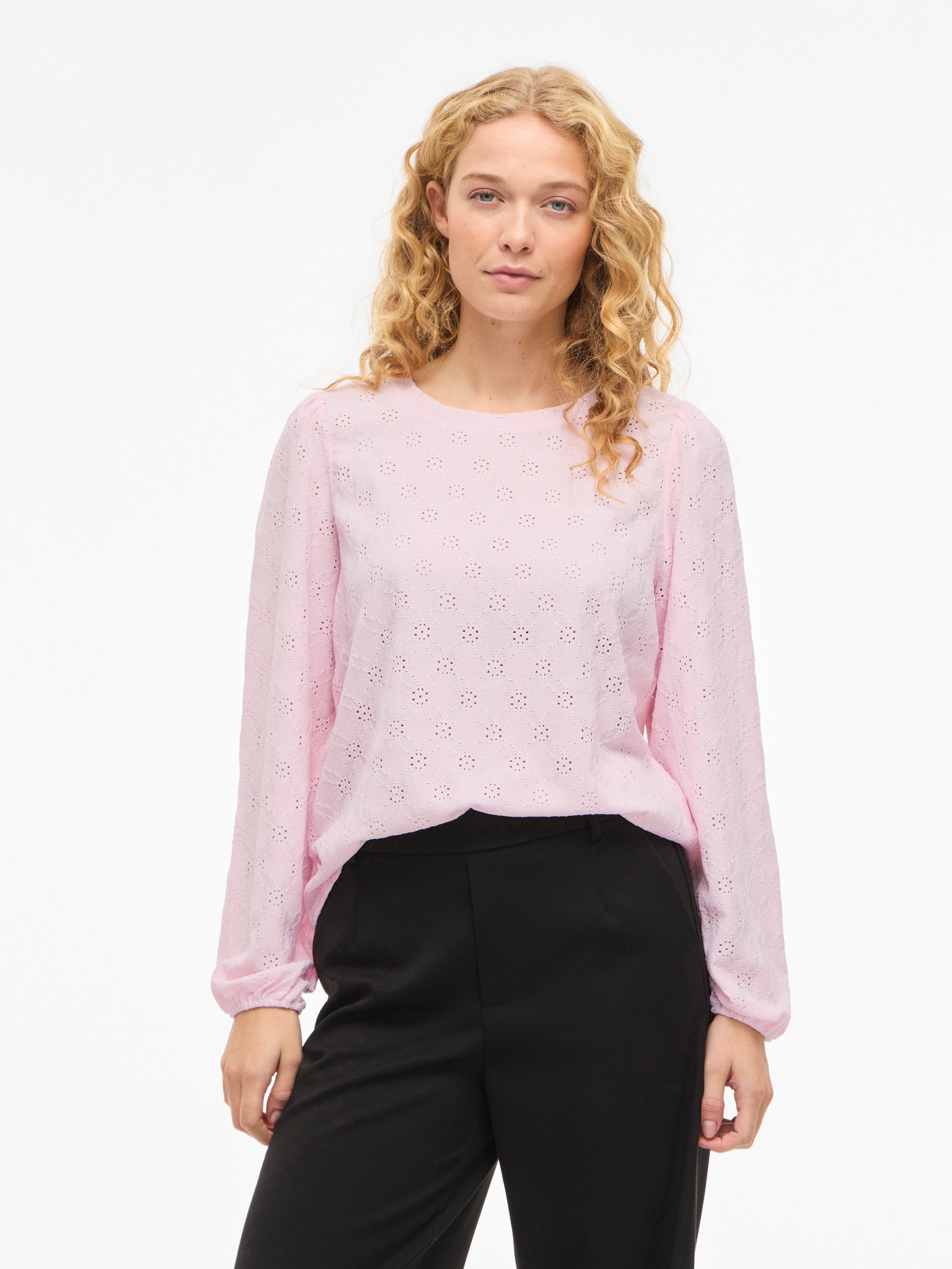 Vila T-shirt à manches longues »VIASTA O-NECK L/S TOP - NOOS«